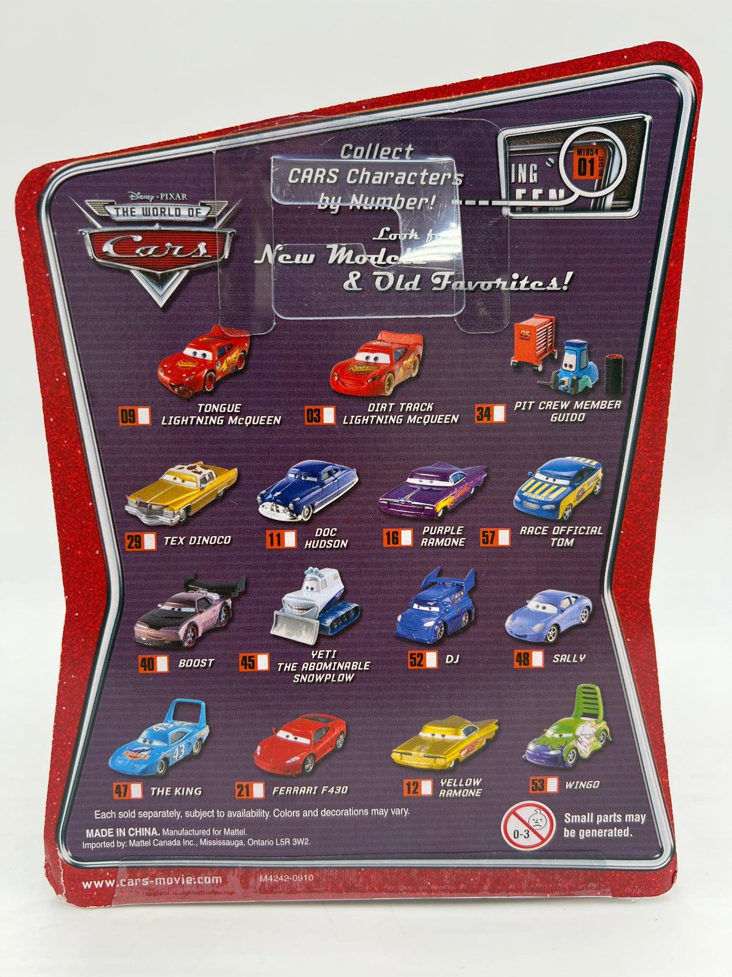 Disney Pixar The World Of Cars #57 Tom 141H