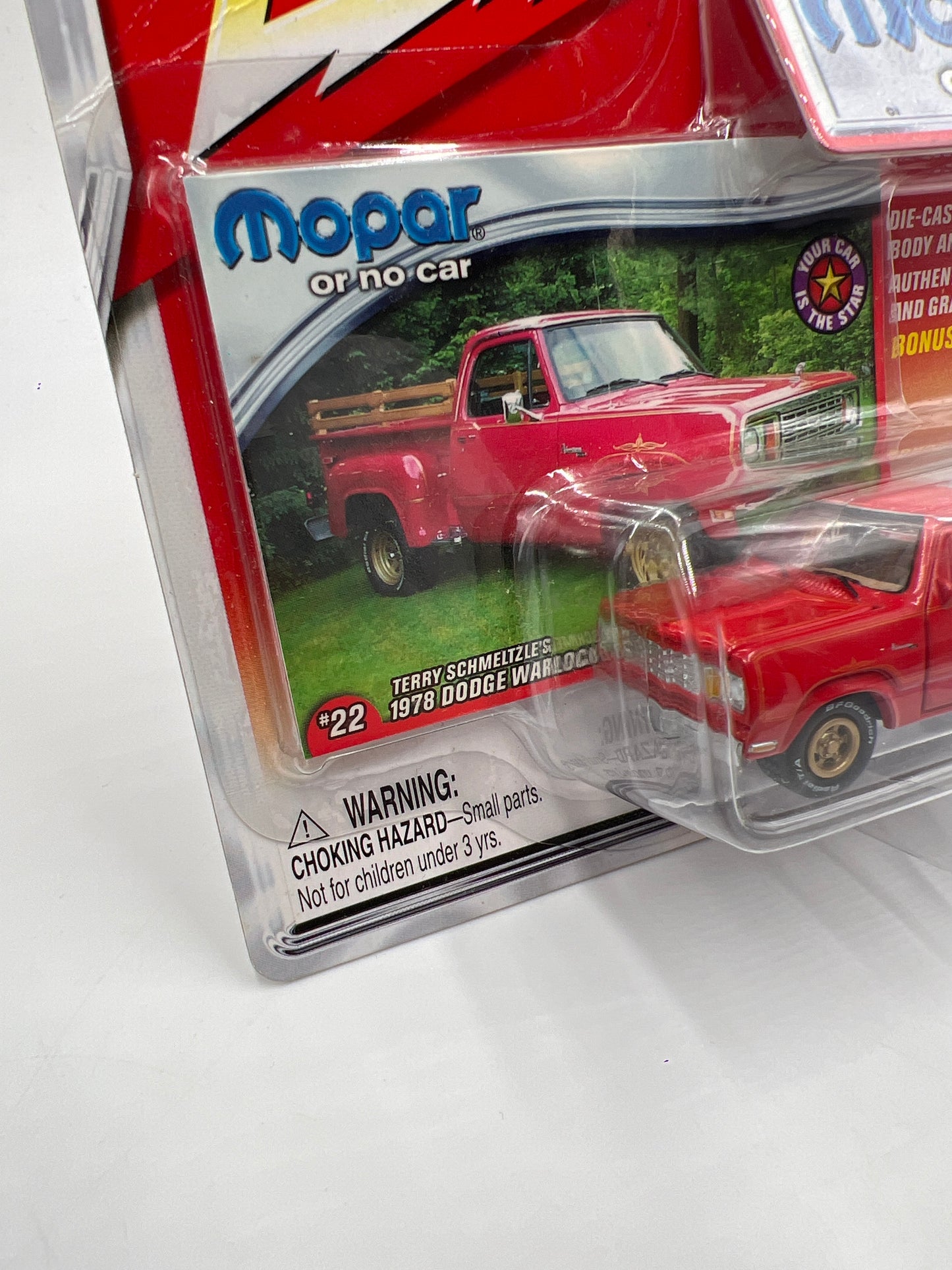 Johnny Lightning Mopar Or No Car #22 1978 Dodge Warlock Red 228B