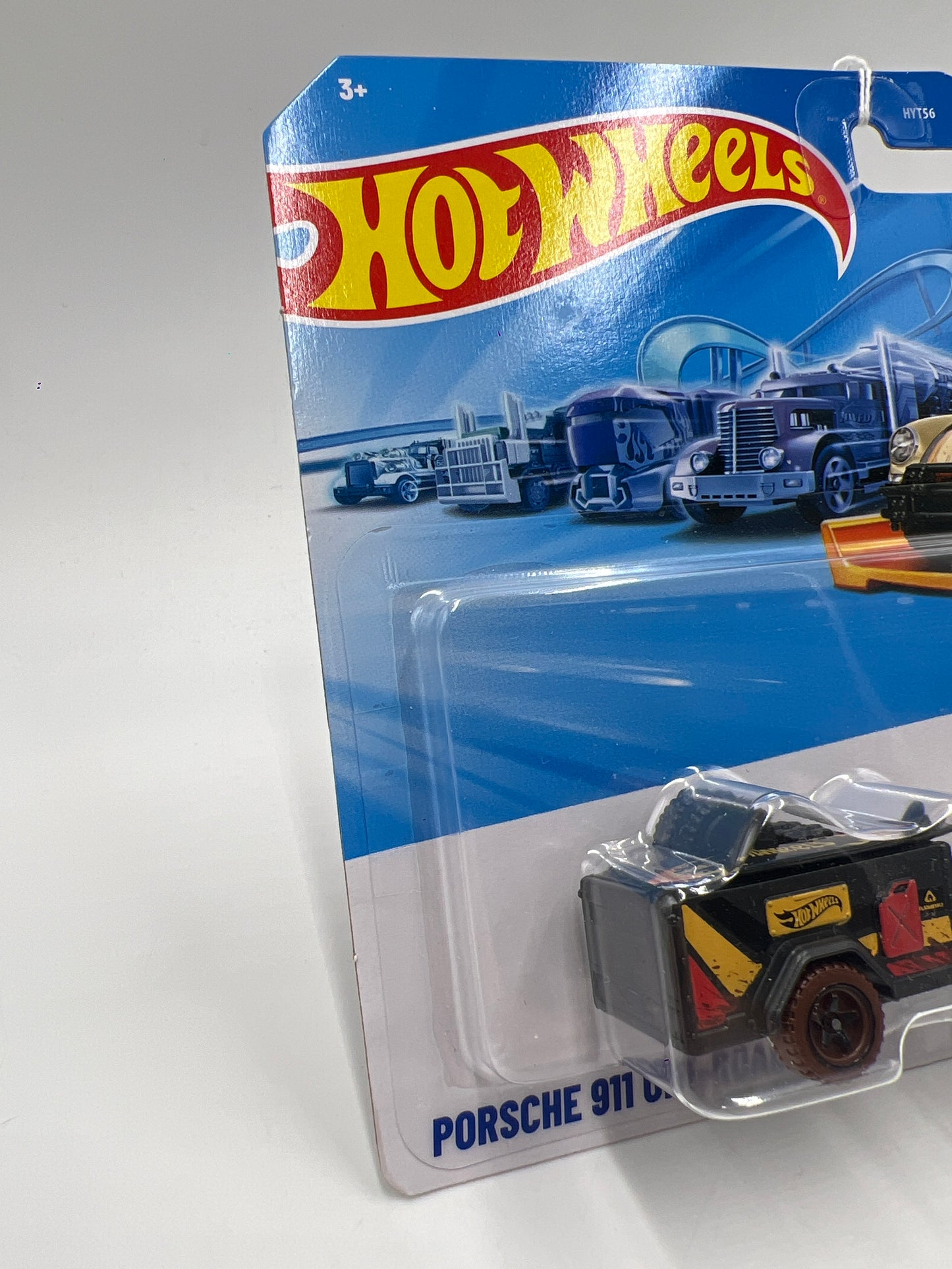 2025 Hot Wheels Track Fleet Porsche 911 Off-Roader Tan W/Black Trailer