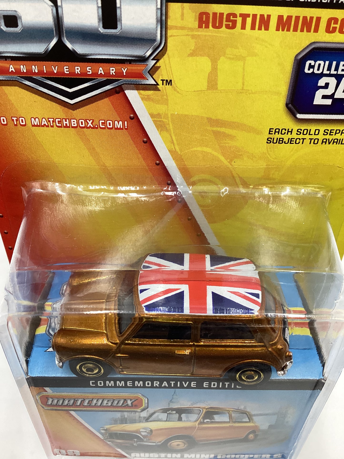 Matchbox 60th Anniversary #9 Austin Mini Cooper S Gold