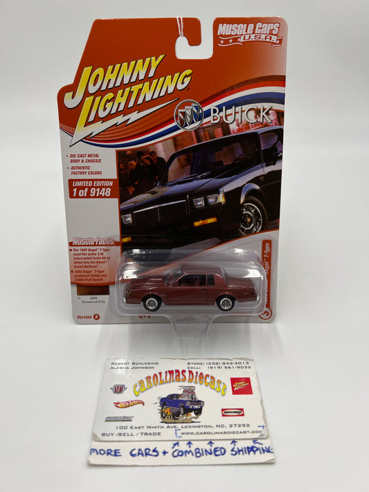 Johnny Lightning Muscle Cars USA Release 3 Version B 1986 Buick Regal T-Type Brown 228C