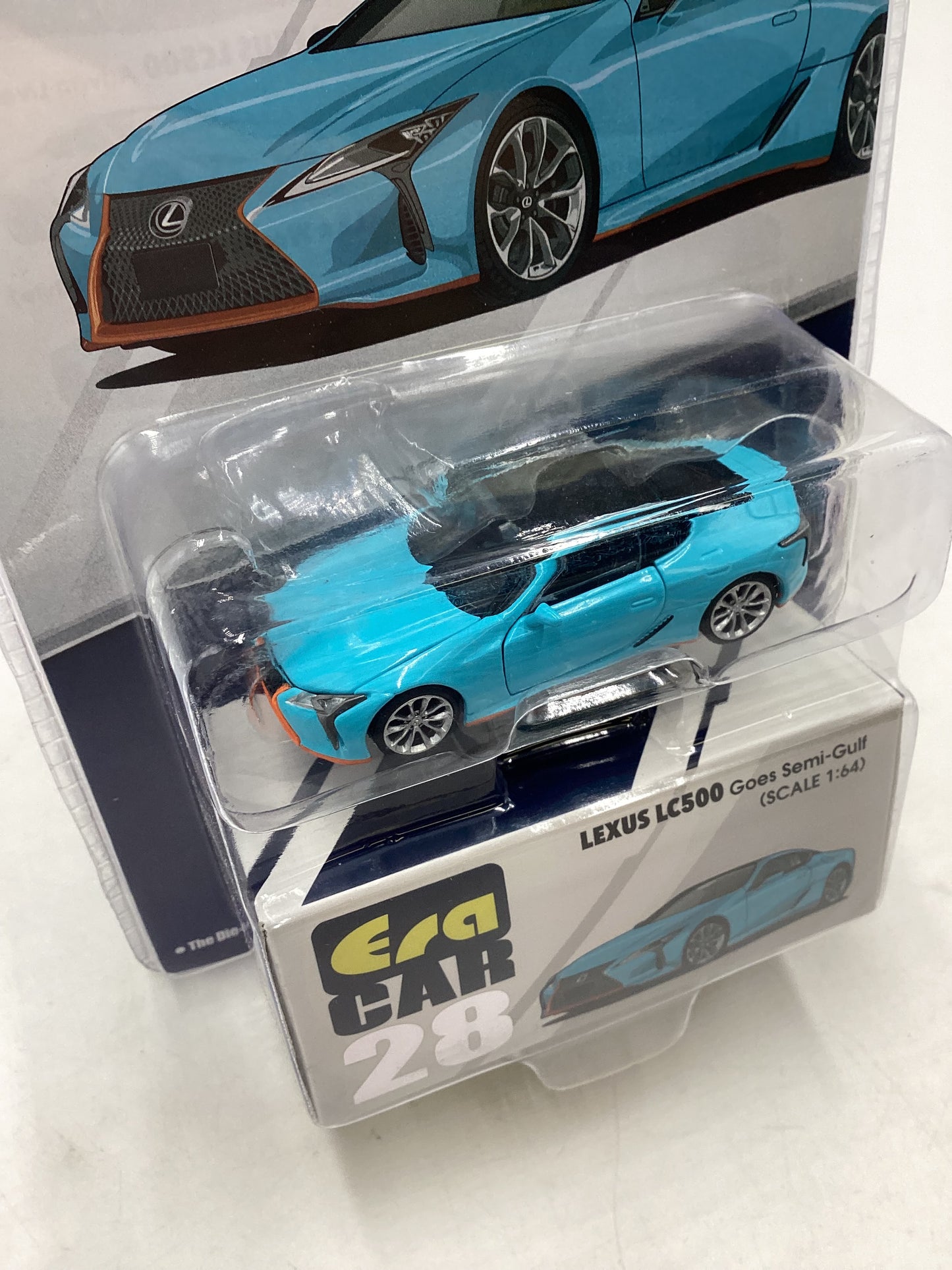 ERA Car US Limited 1/720 #28 Lexus LC500 Goes Semi Gulf 178B