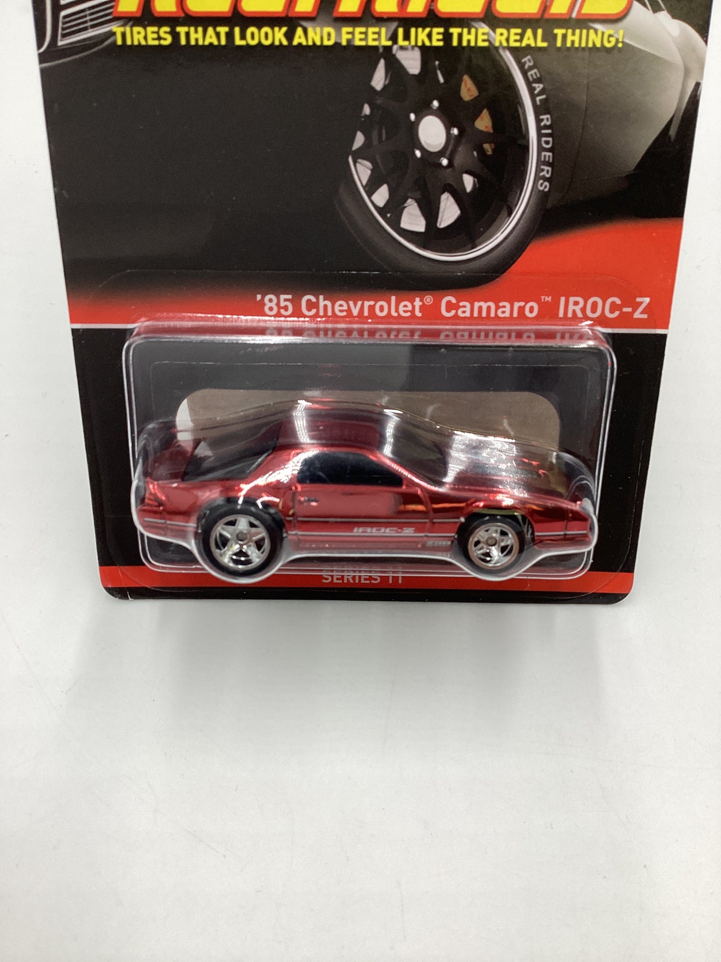 2012 Hot Wheels Real Riders RLC #2570/4000 Red 85 Chevrolet Camaro Iroc Z W/Protector