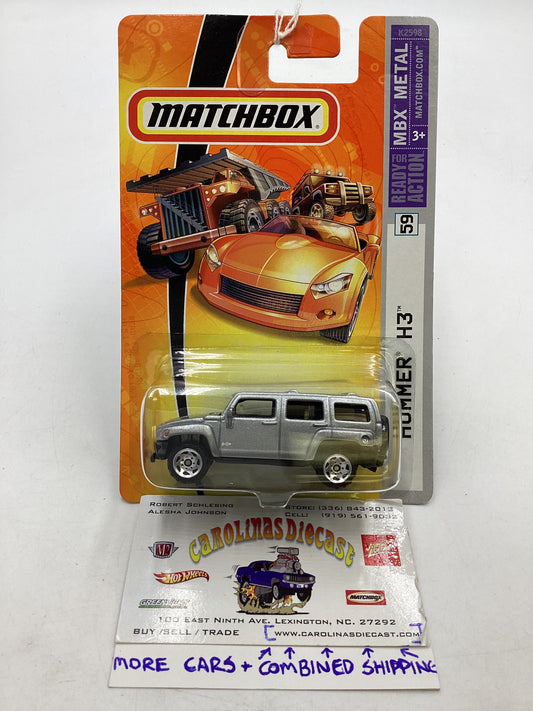 Matchbox MBX Metal #59 Hummer H3 Silver 210C