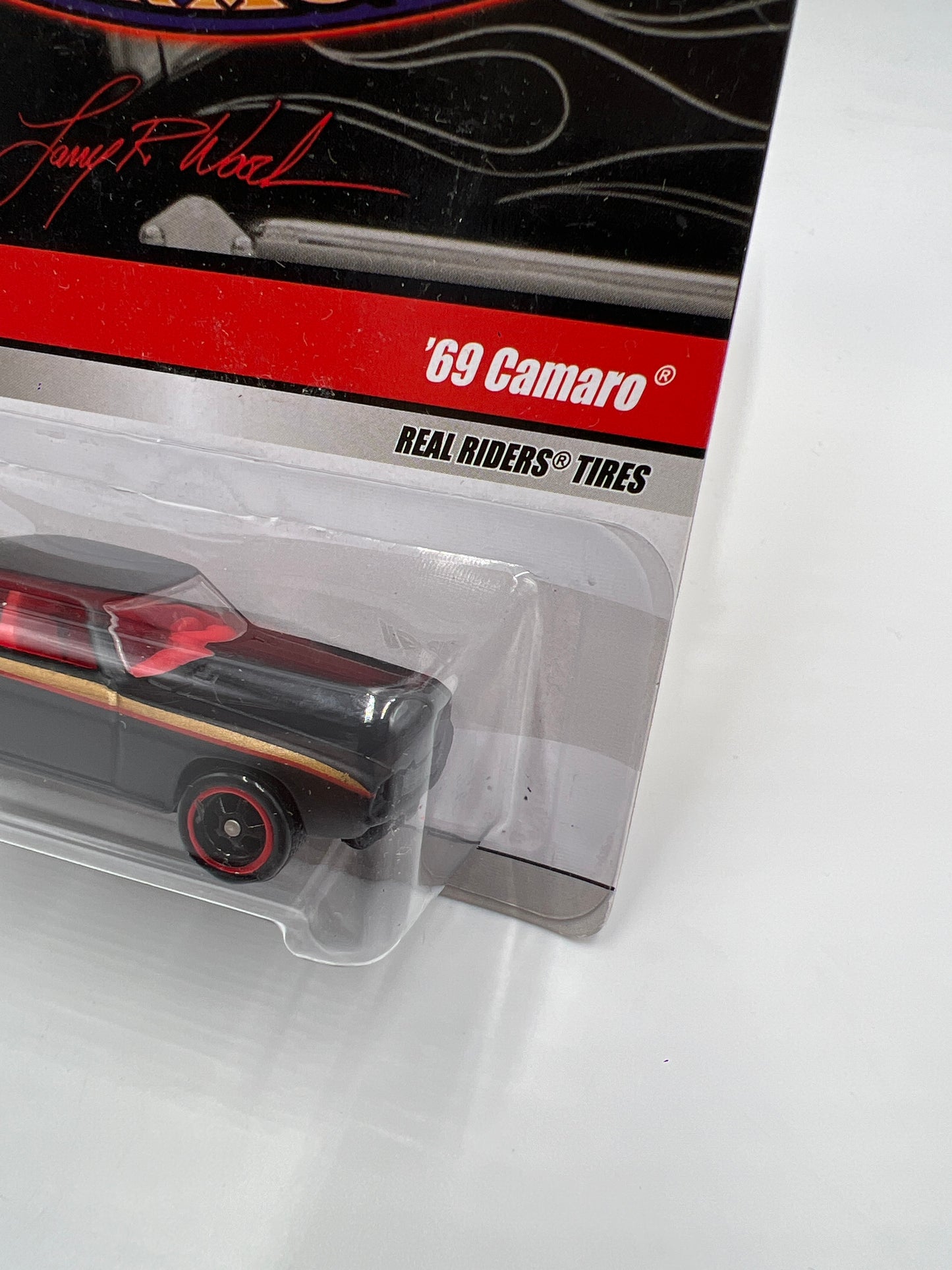 Hot Wheels Premium Larrys Garage #17 69 Camaro Black 245E