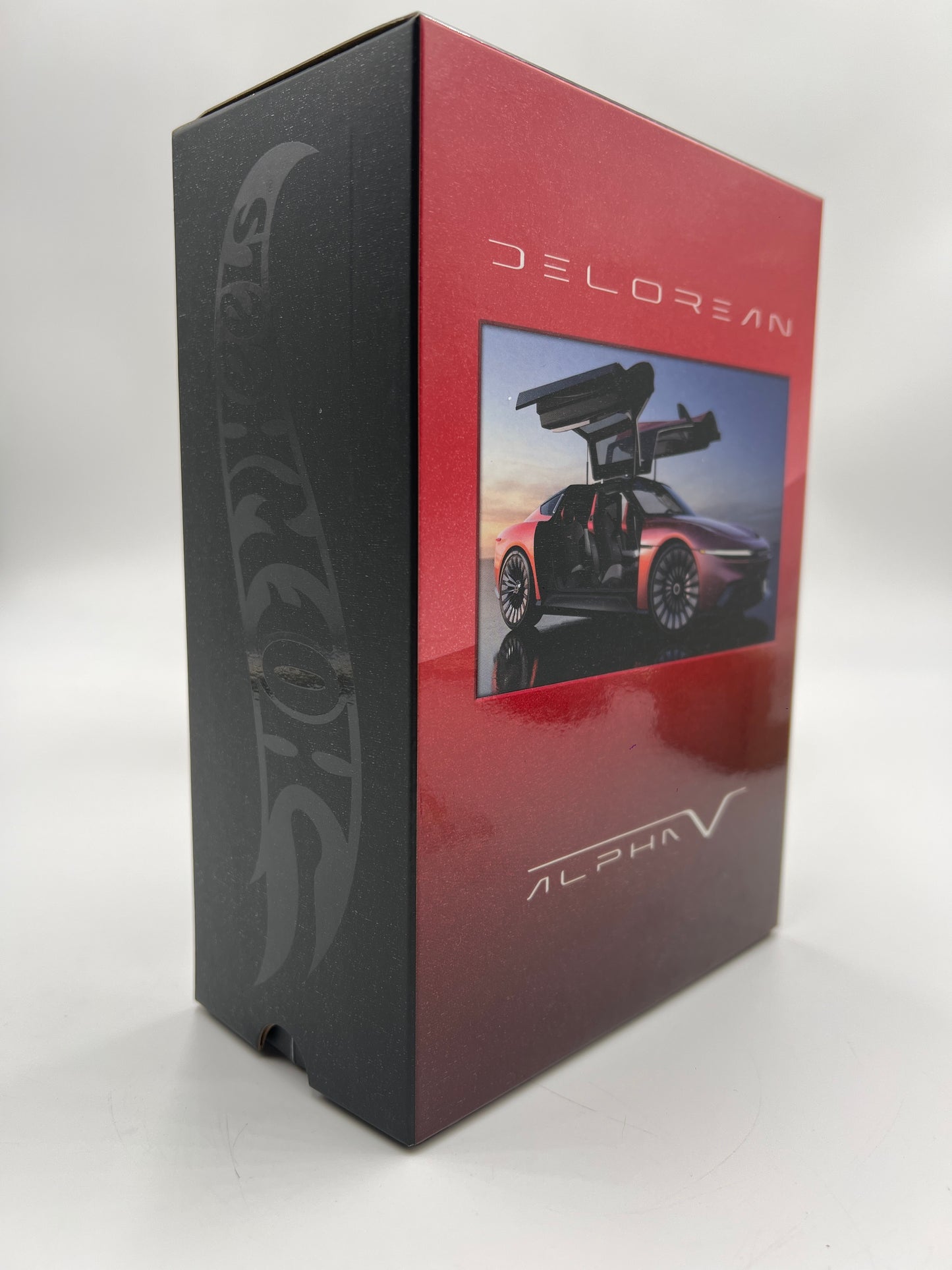 2023 Hot Wheels RLC Delorean DMC-12 Silver & Alpha5 Red Set W/Box