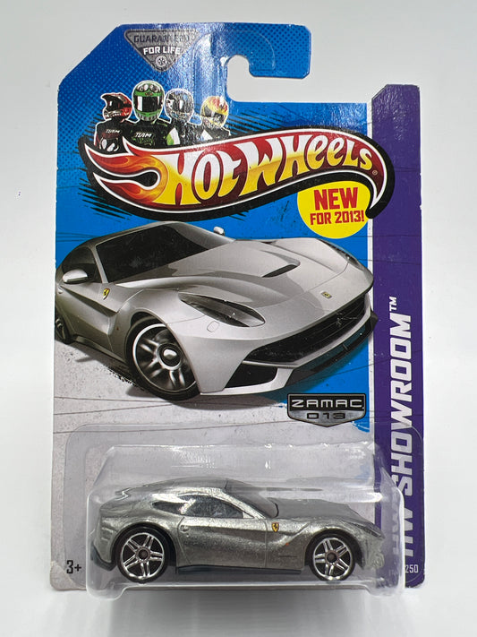 2013 Hot Wheels Walmart Exclusive Zamac 13 #174 Ferrari F12Berlinetta W/Protector