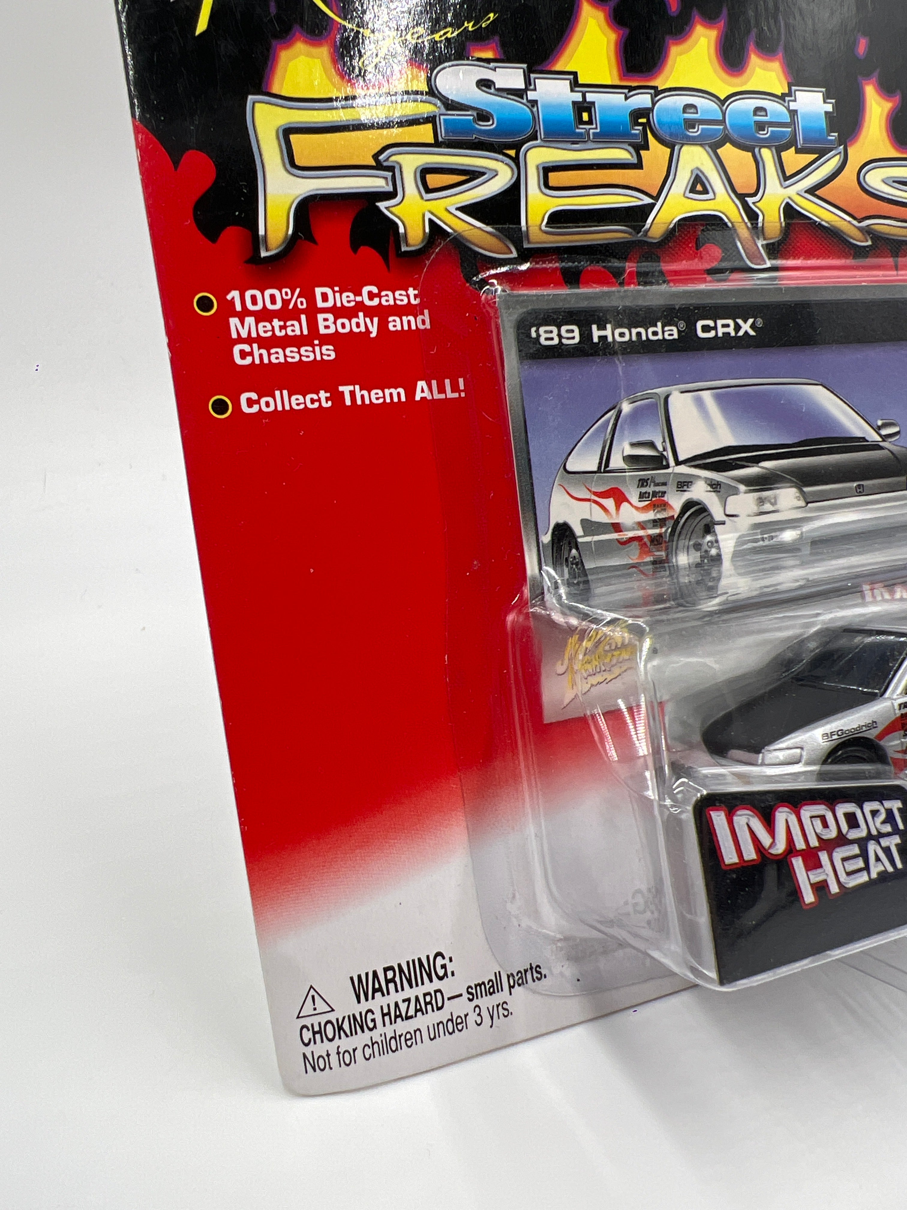 Johnny Lightning Street Freaks Import Heat #16 89 Honda CRX Silver