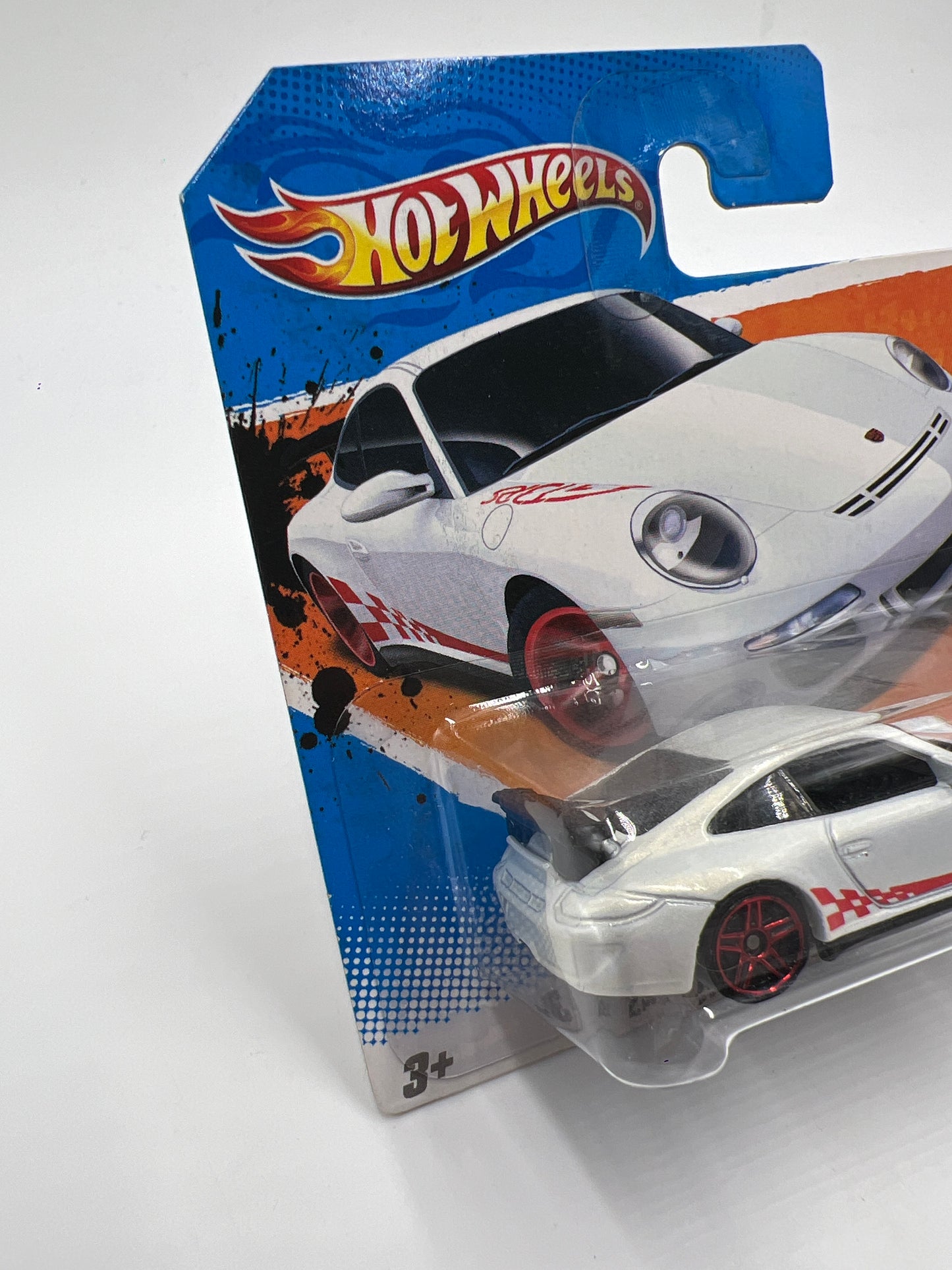 2011 HW Premiere #36 Porsche 911 GT3 RS White Short Card W/Protector