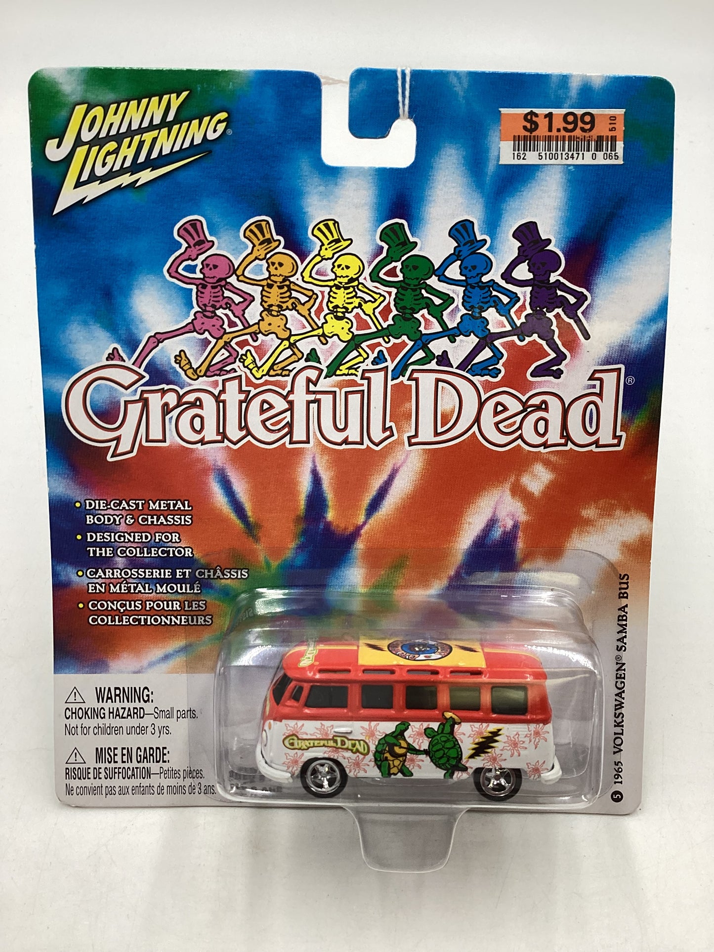 Johnny Lightning Grateful Dead 65 Volkswagen Samba Bus