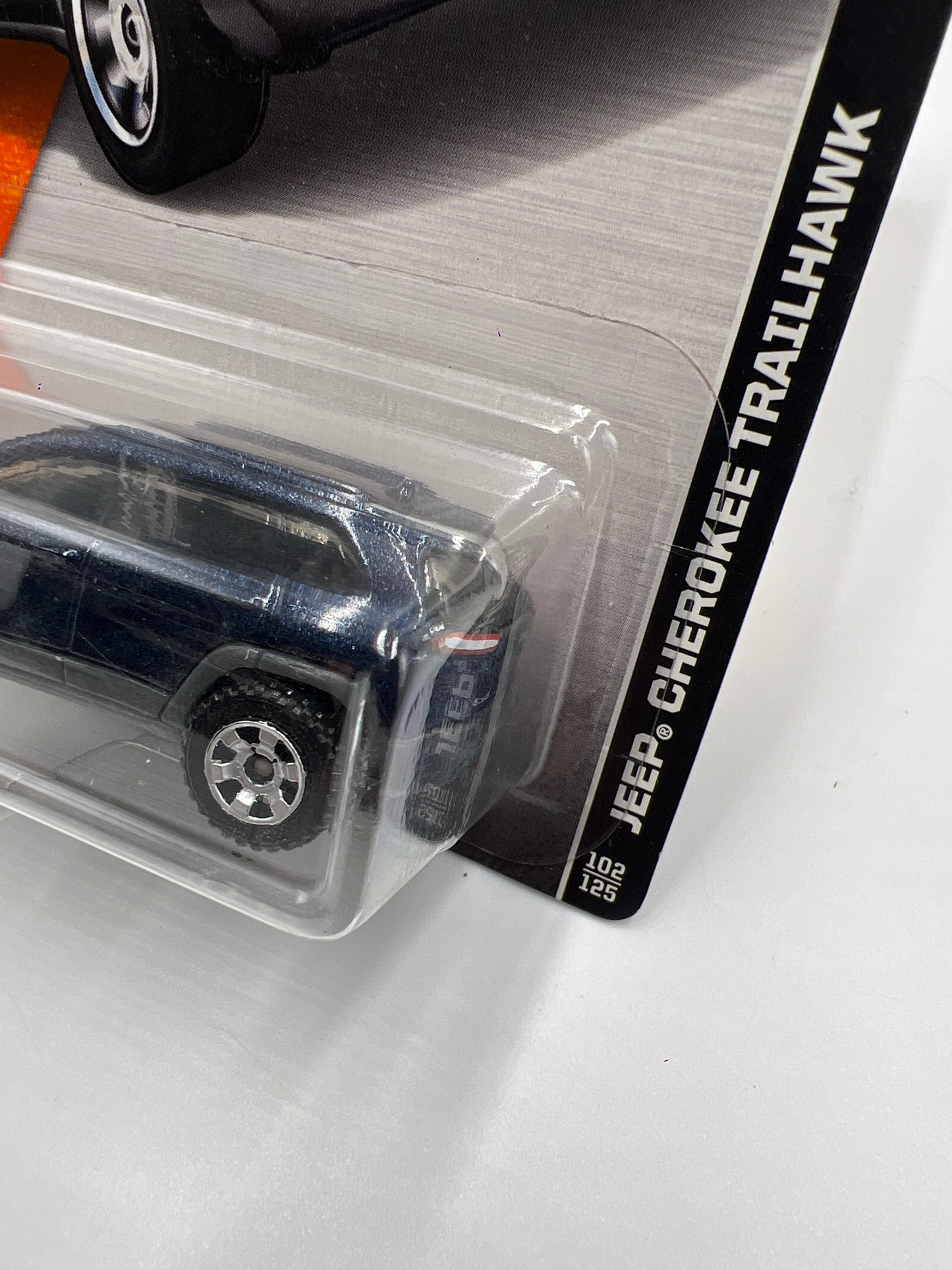 Matchbox #102 Jeep Cherokee Trailhawk Blue 208A