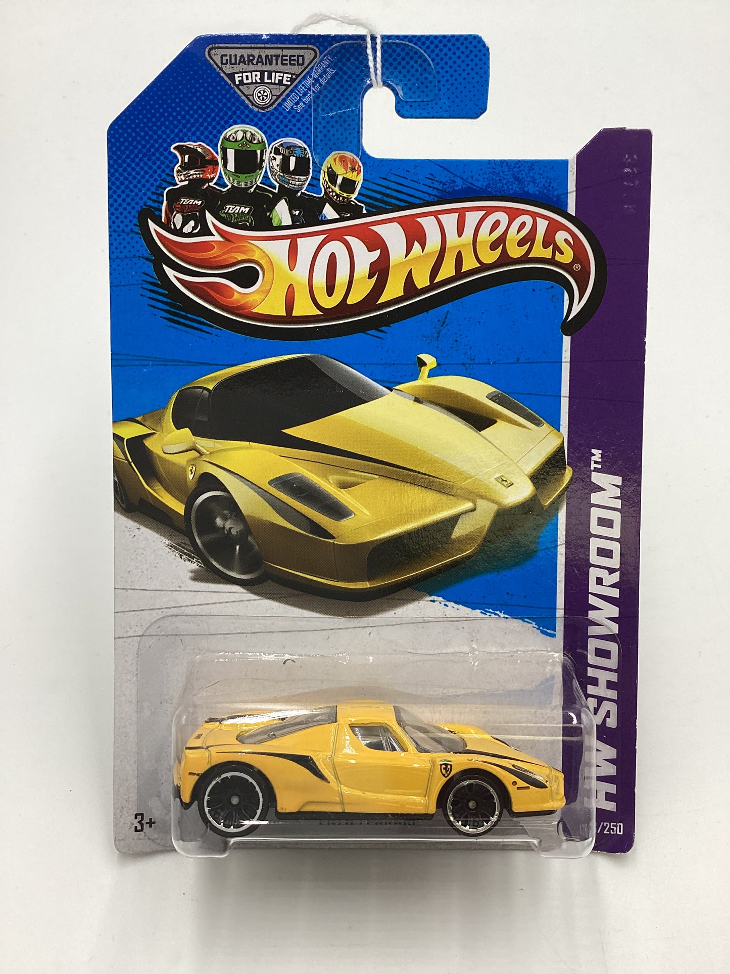 2013 Hot Wheels #178 Enzo Ferrari Yellow SR