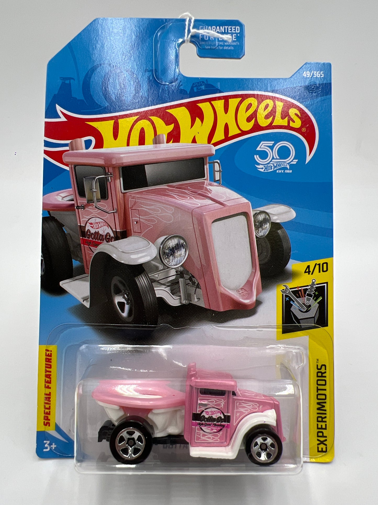 2018 Hot Wheels Experimotors #49 Gotta Go Pink