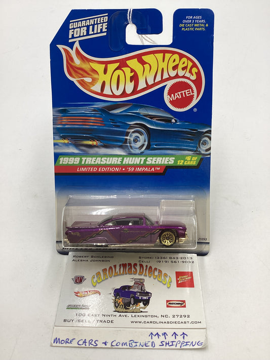 1999 Hot Wheels Treasure Hunt Series 6/12 59 Impala #934 277M