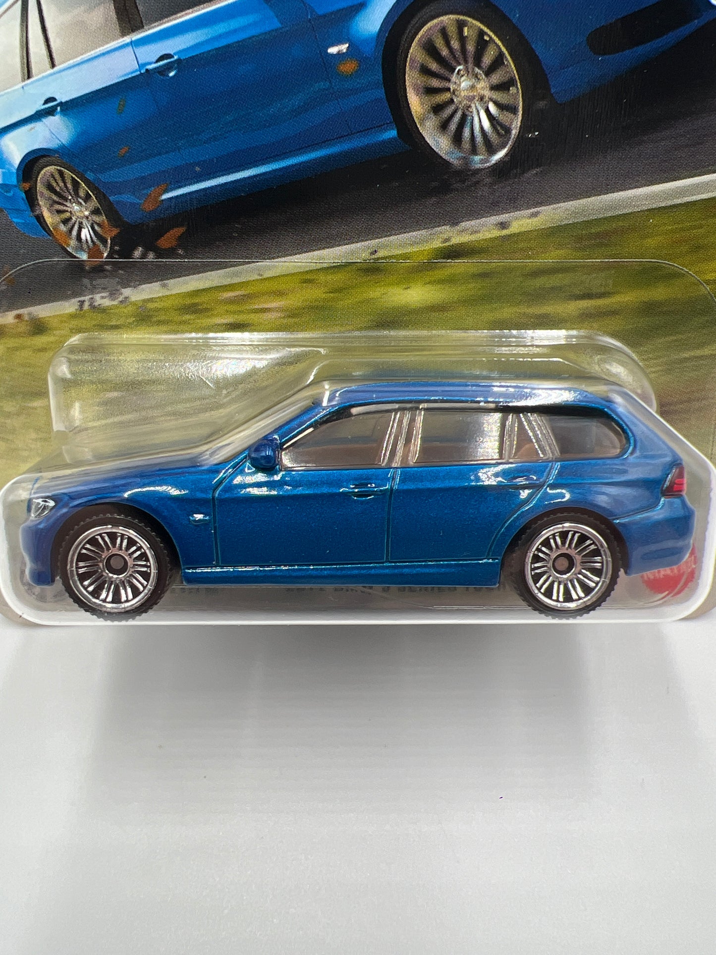 2025 Matchbox #11 2012 BMW 3 Series Touring Blue 213N