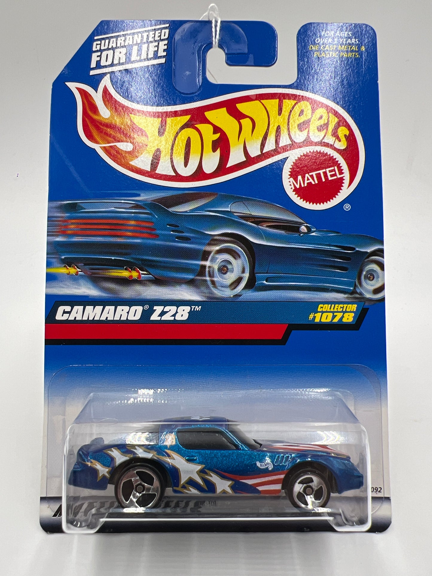 1999 Hot Wheels Collector #1078 Camaro Z28 Blue 7i