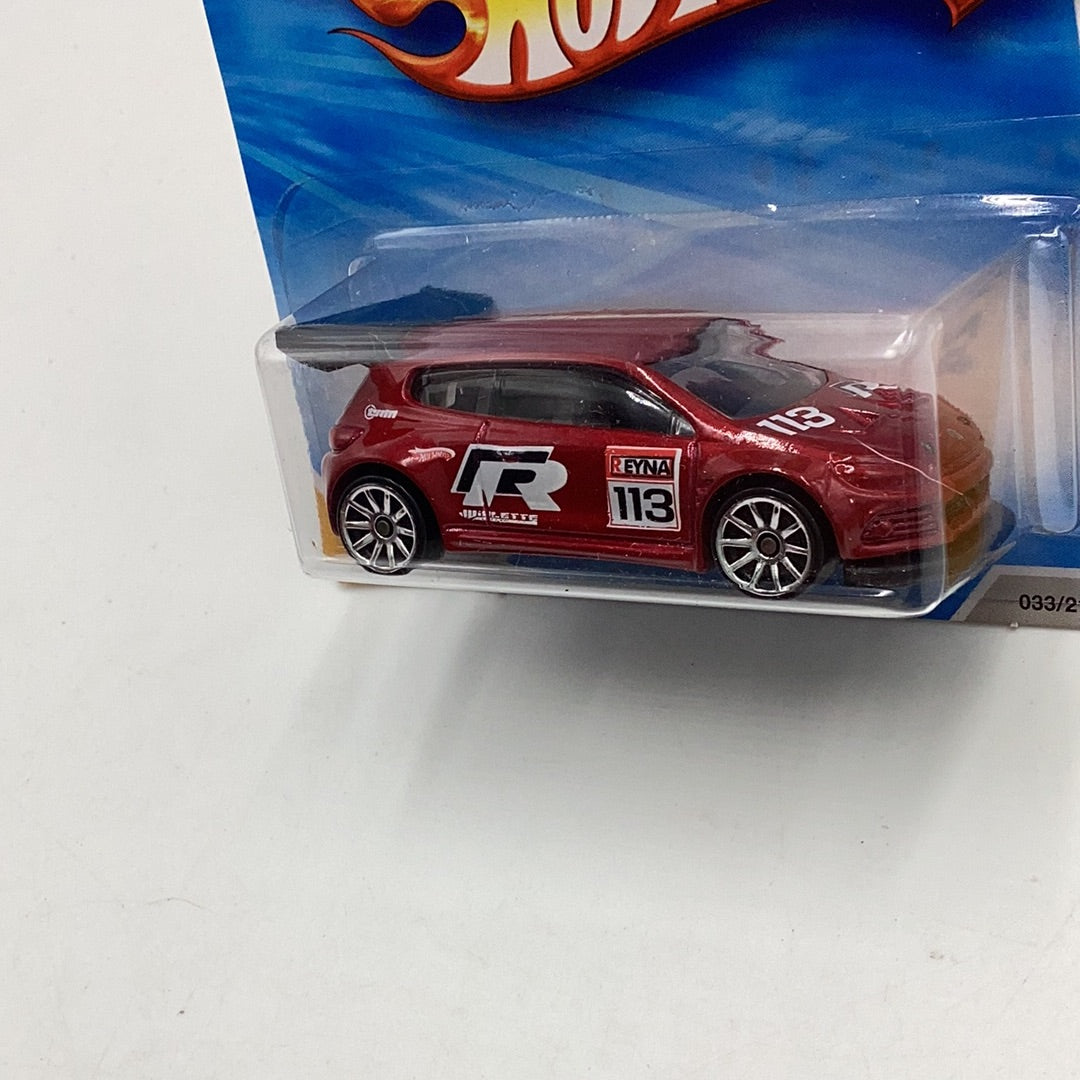 2010 Hot Wheels #120 Scirocco GT 24 Short Card international release 81B