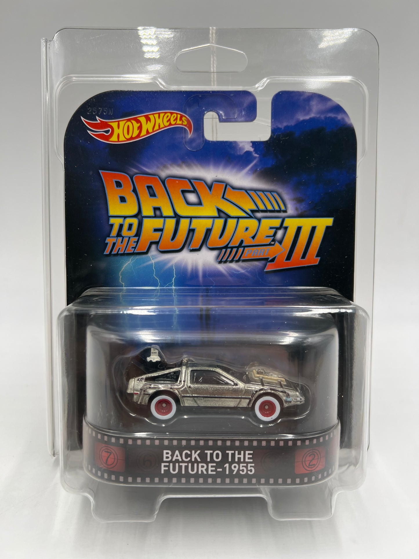 Hot Wheels Premium Retro Entertainment Back To The Future Part III 1955 DeLorean W/Protector