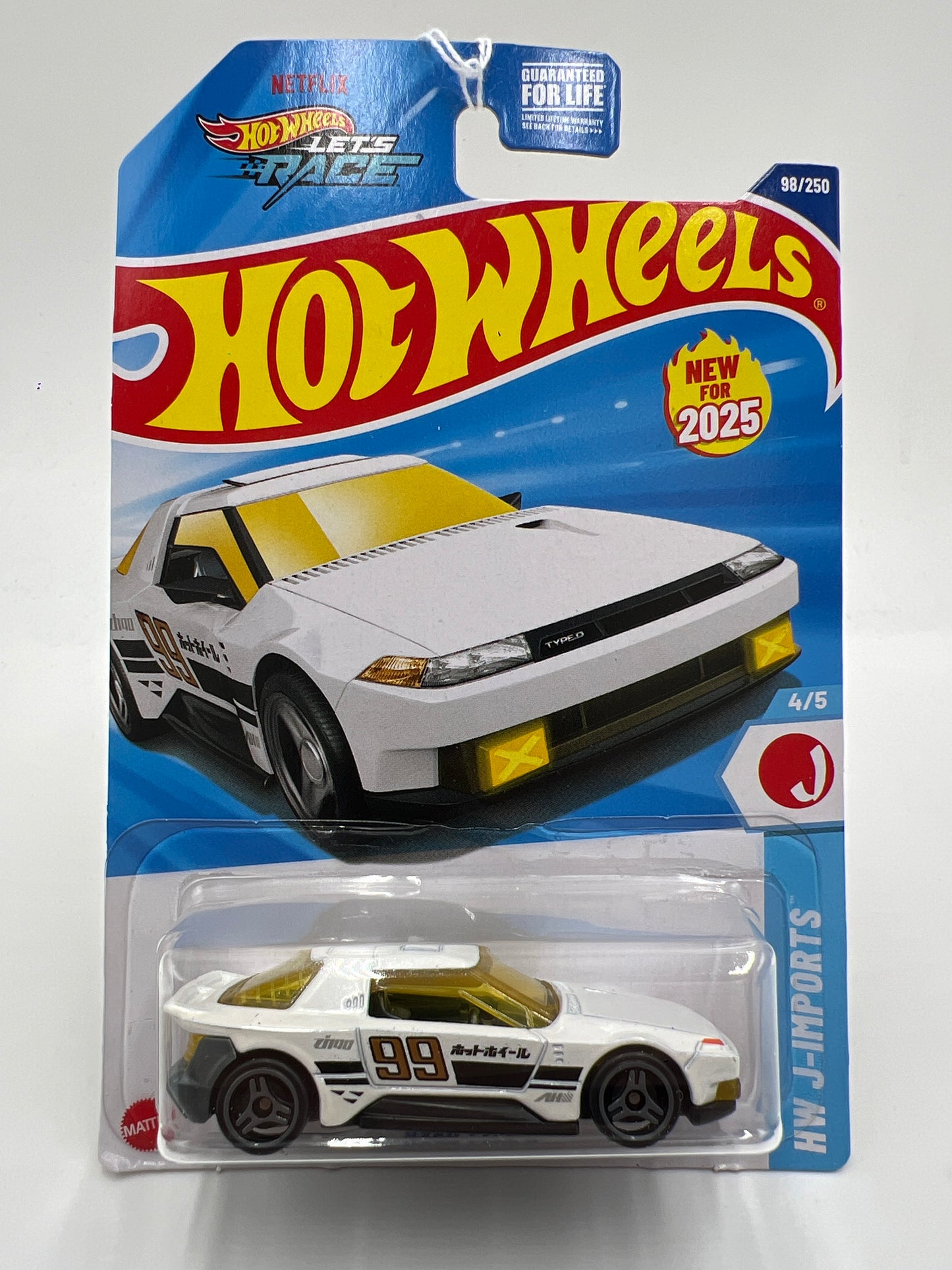 2025 Hot Wheels D Case #98 Hako Type D White 66H