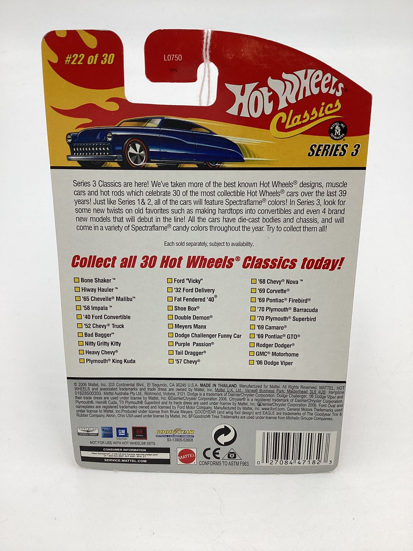 Hot wheels Classics Series 3 #22 69 Corvette Red SR