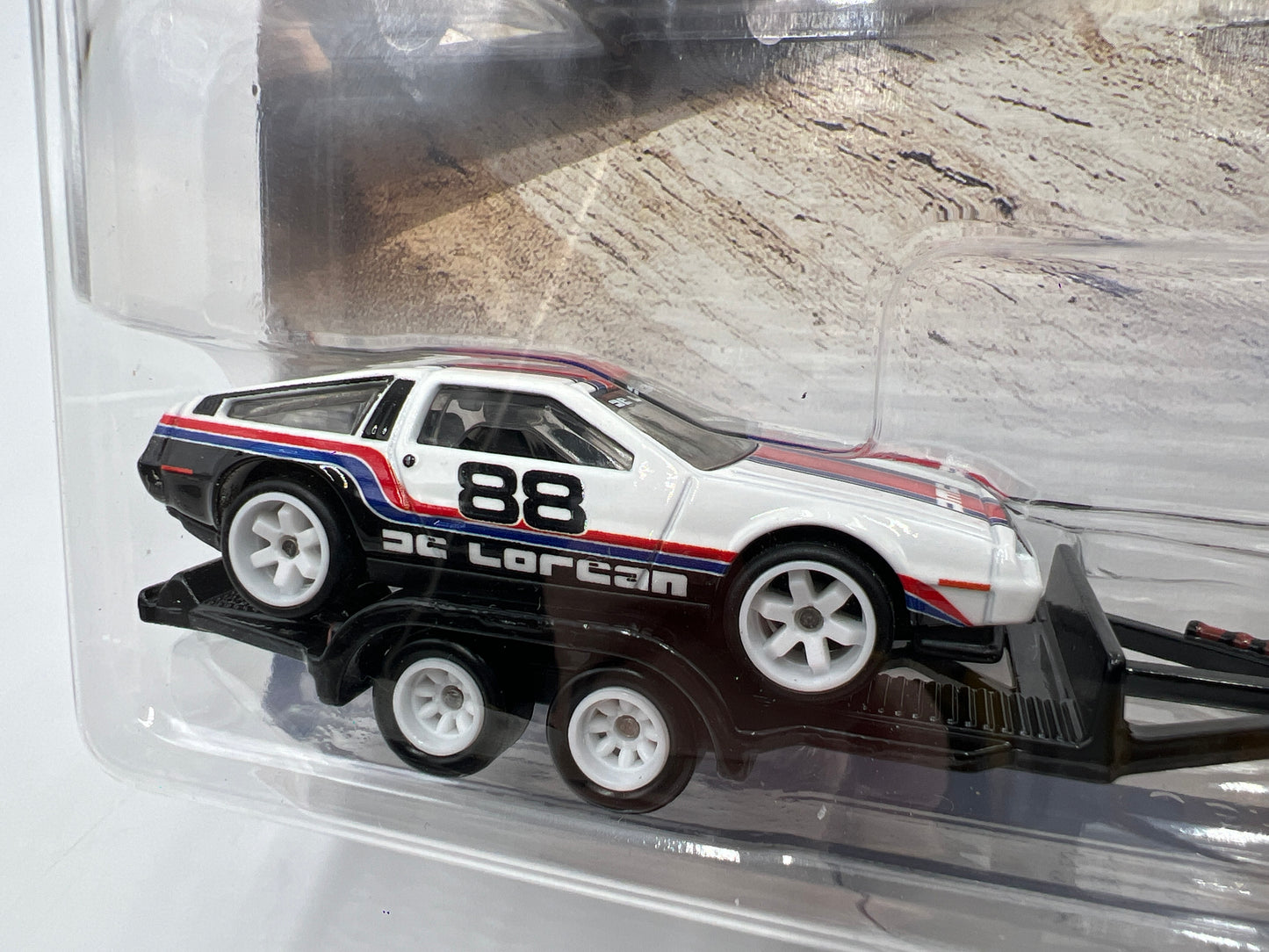 Hot Wheels Team Transport #78 DMC Delorean & HW Rally Hauler 281D