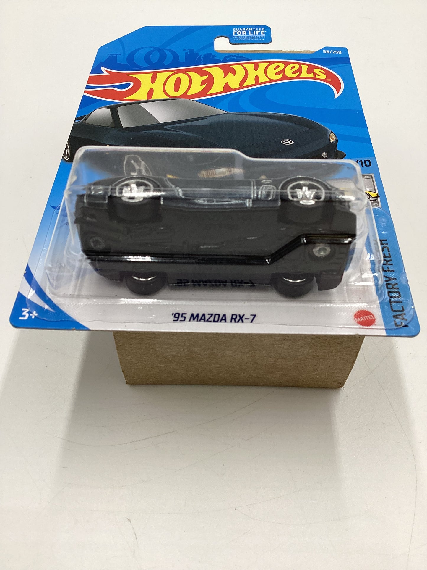 2021 Hot Wheels Super Treasure Hunt 95 Mazda RX-7 Black W/Protector