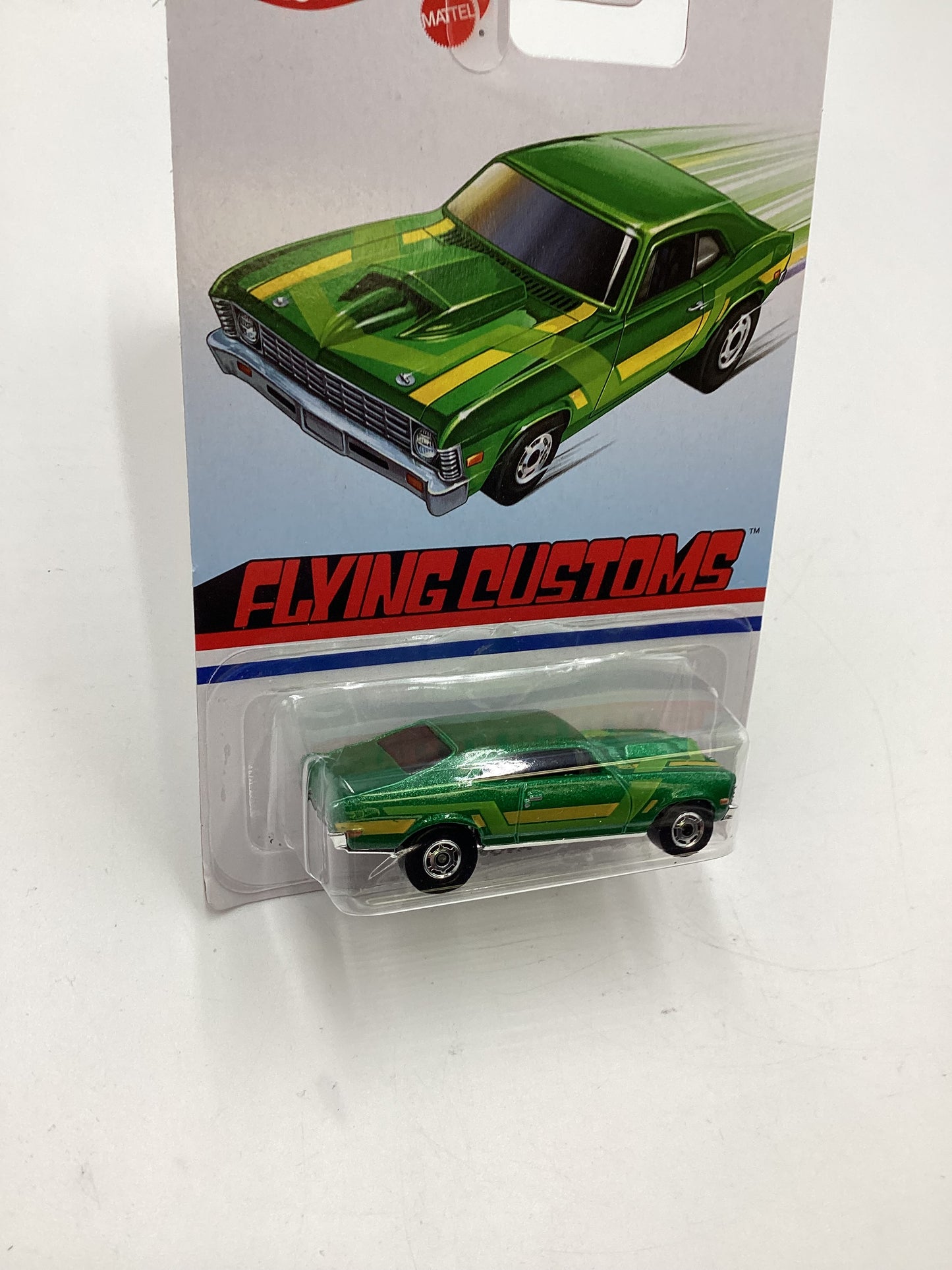 Hot Wheels Target Exclusive Flying Customs 68 Nova Green 156H