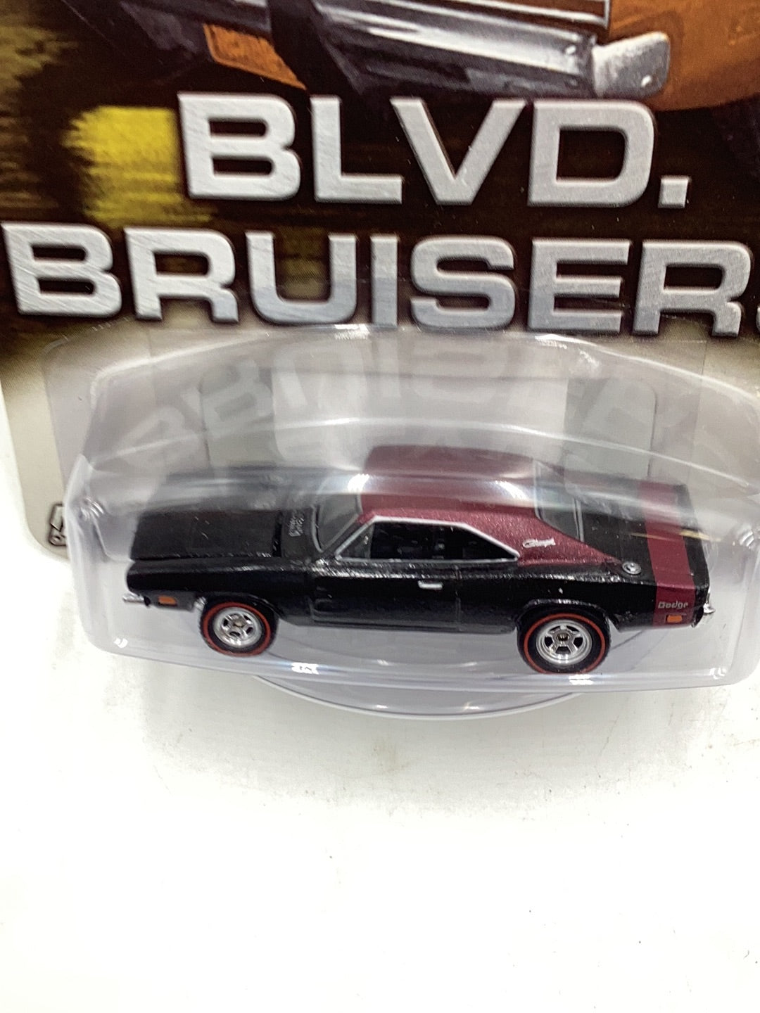 Hot wheels Blvd. Bruisers htf color 69 Dodge Charger 4/4