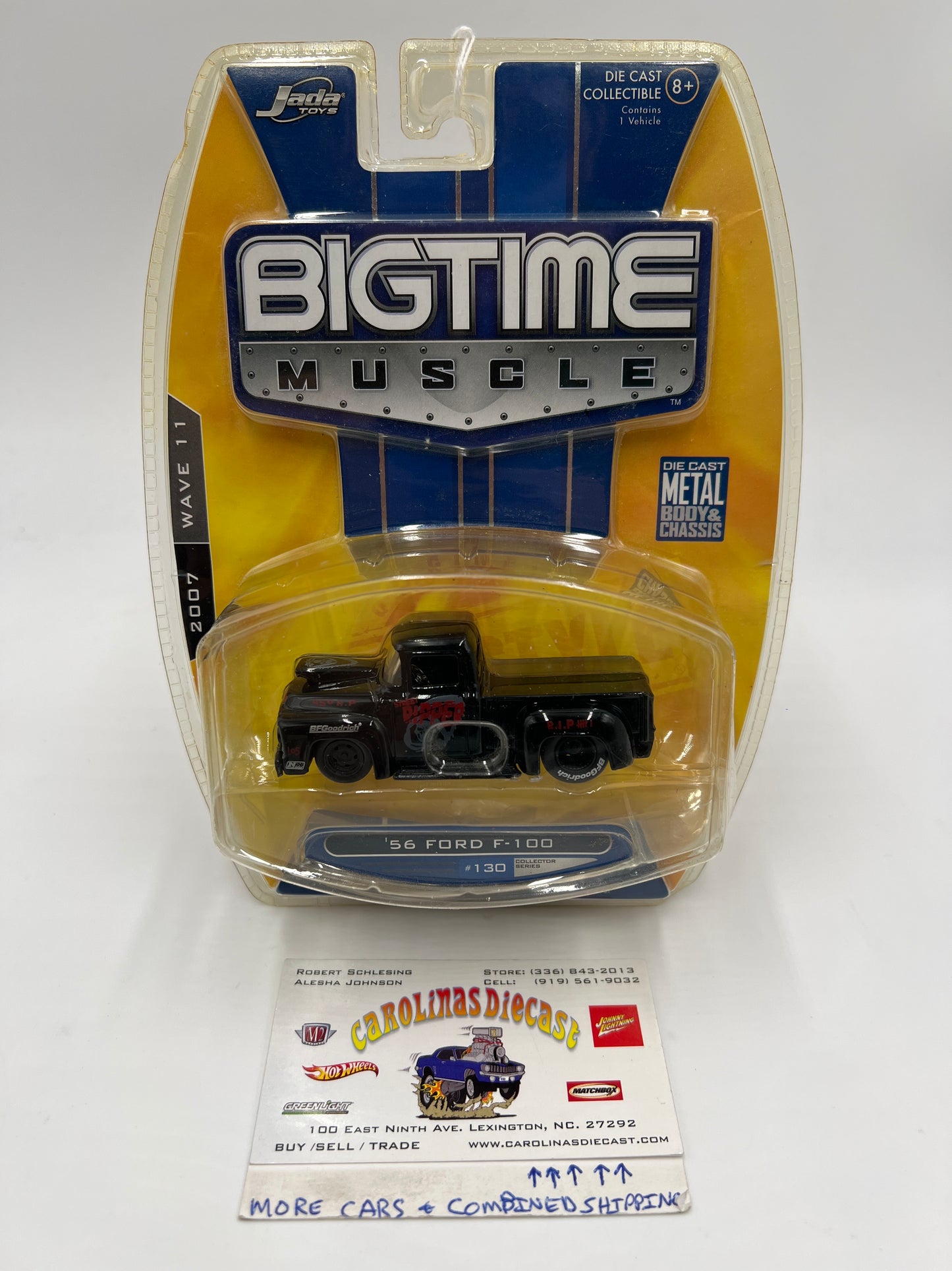 2007 Jada Big Time Muscle Wave 11 #130 56 Ford F-100 Black