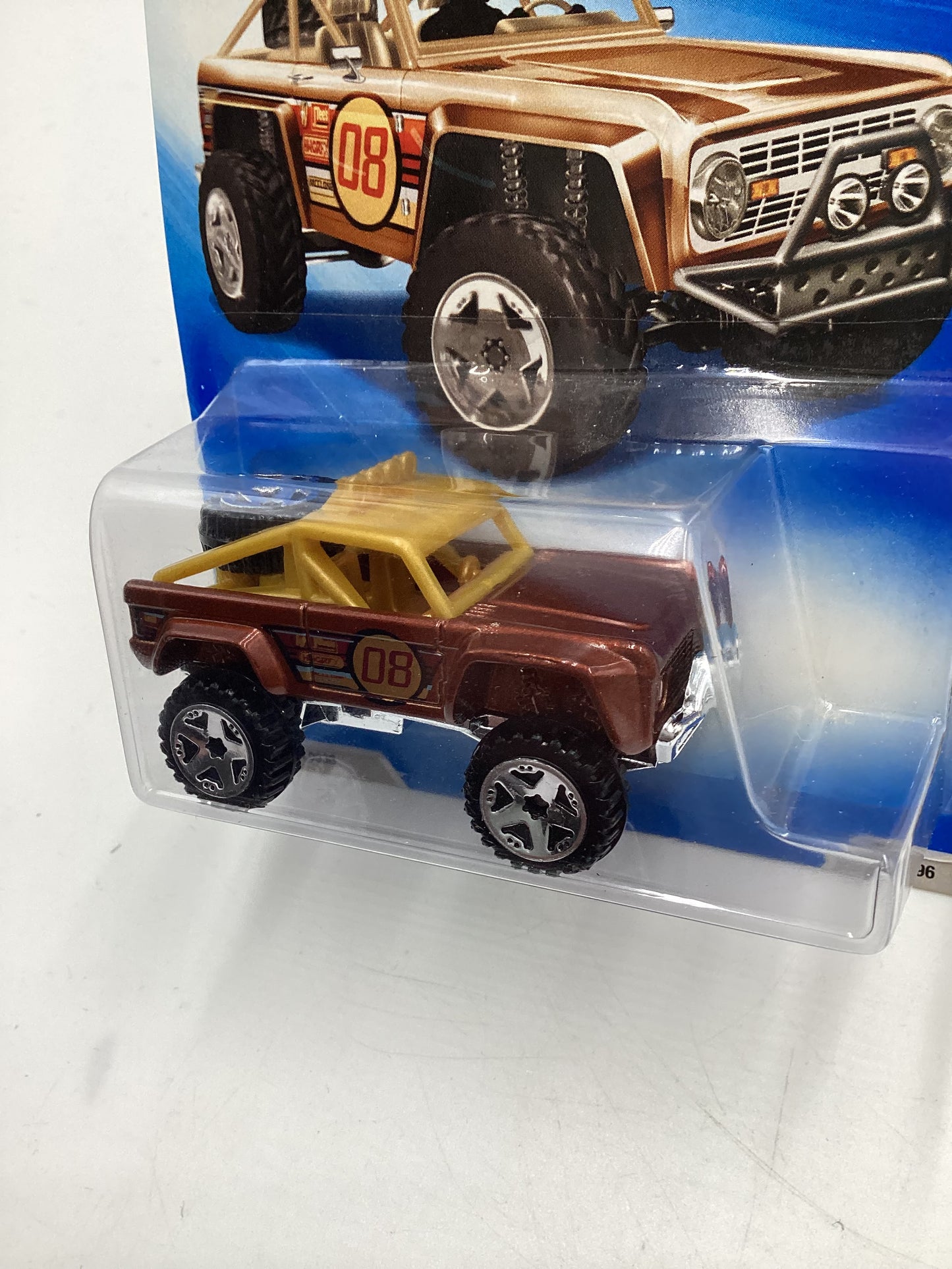 2008 Hot Wheels New Models #21 Custom Ford Bronco Brown 28C