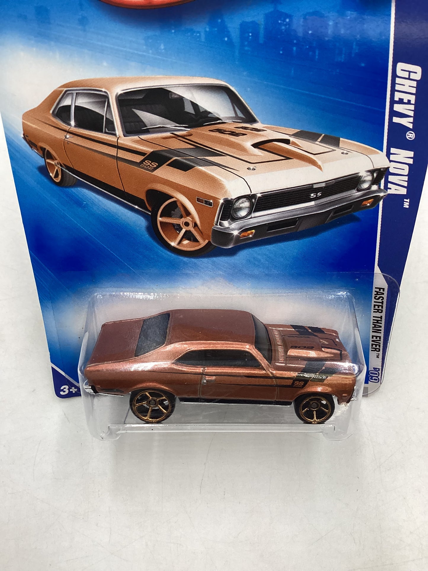 2009 Hot Wheels #136 Chevy Nova Copper 13E