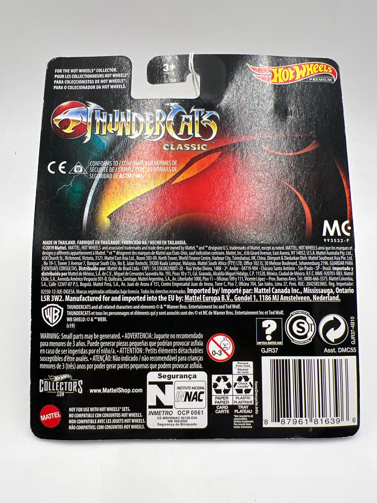Hot Wheels Premium Pop Culture Thundercats Thunder Tank 270G