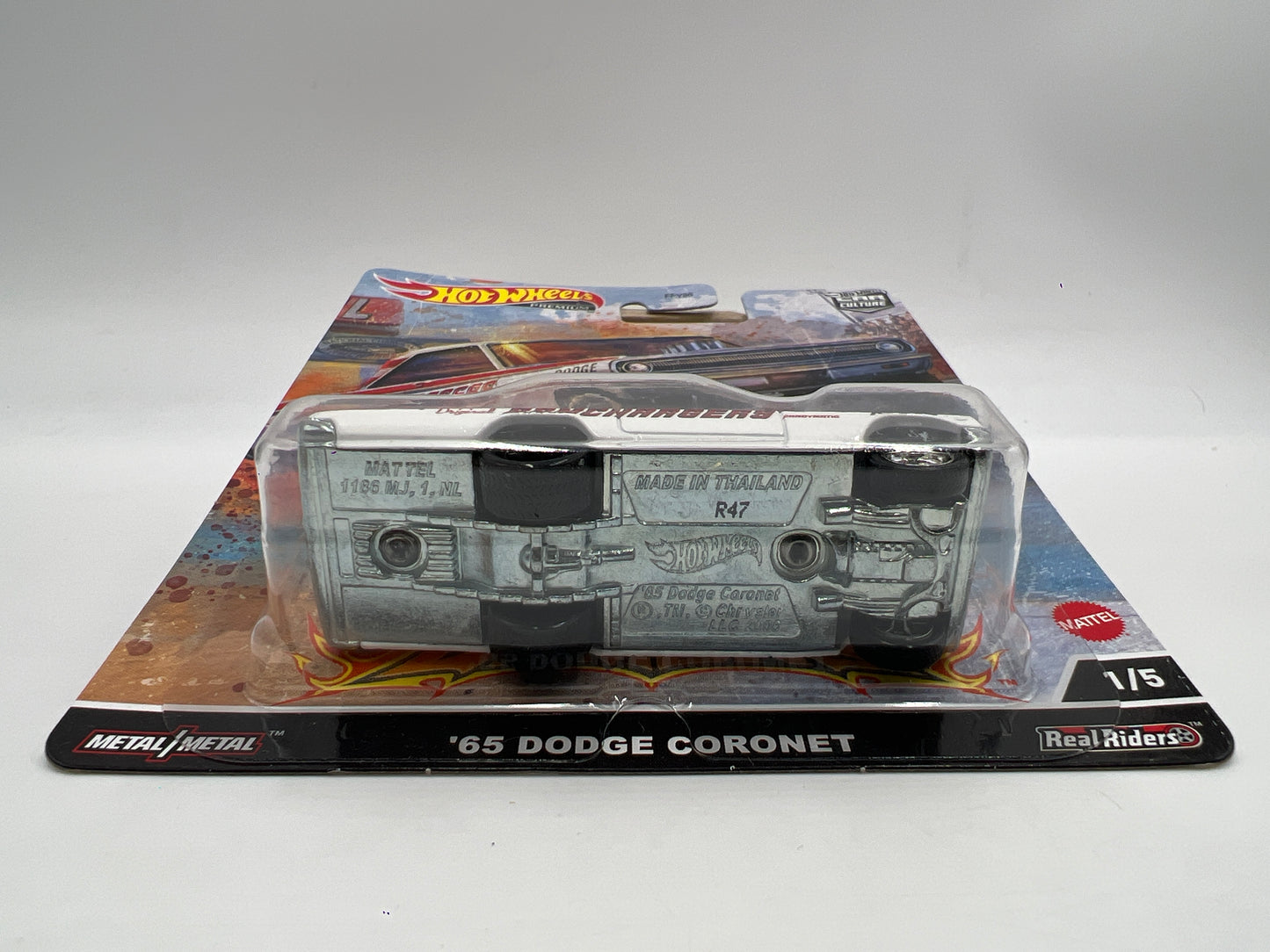 Hot Wheels Premium Drag Strip Demons #1 65 Dodge Coronet White 242G