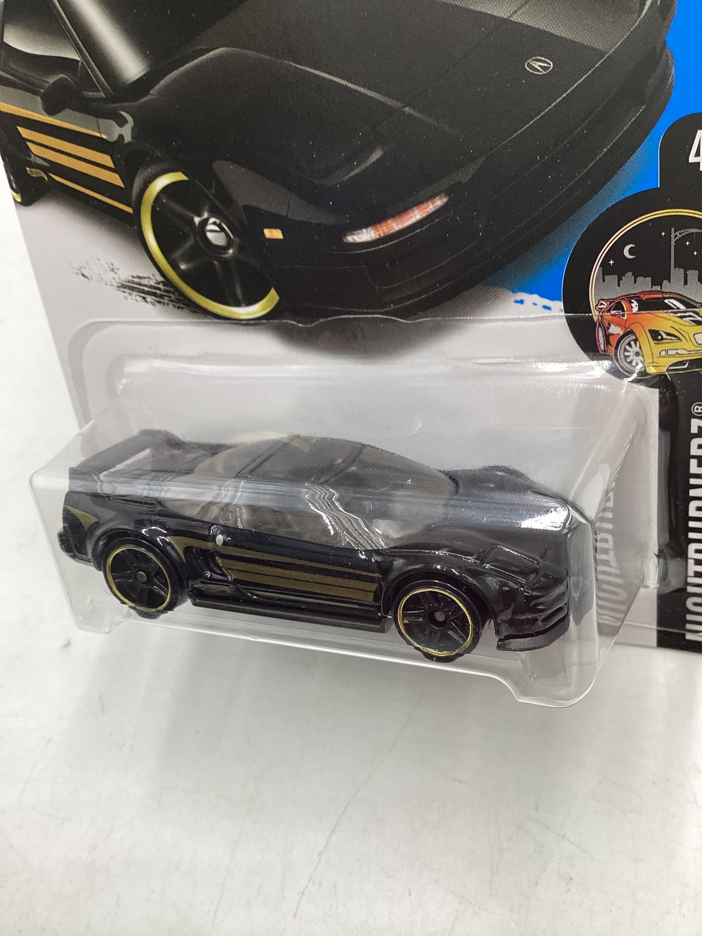 2017 Hot Wheels #262 90 Acura NSX Black Factory sealed sticker 102G