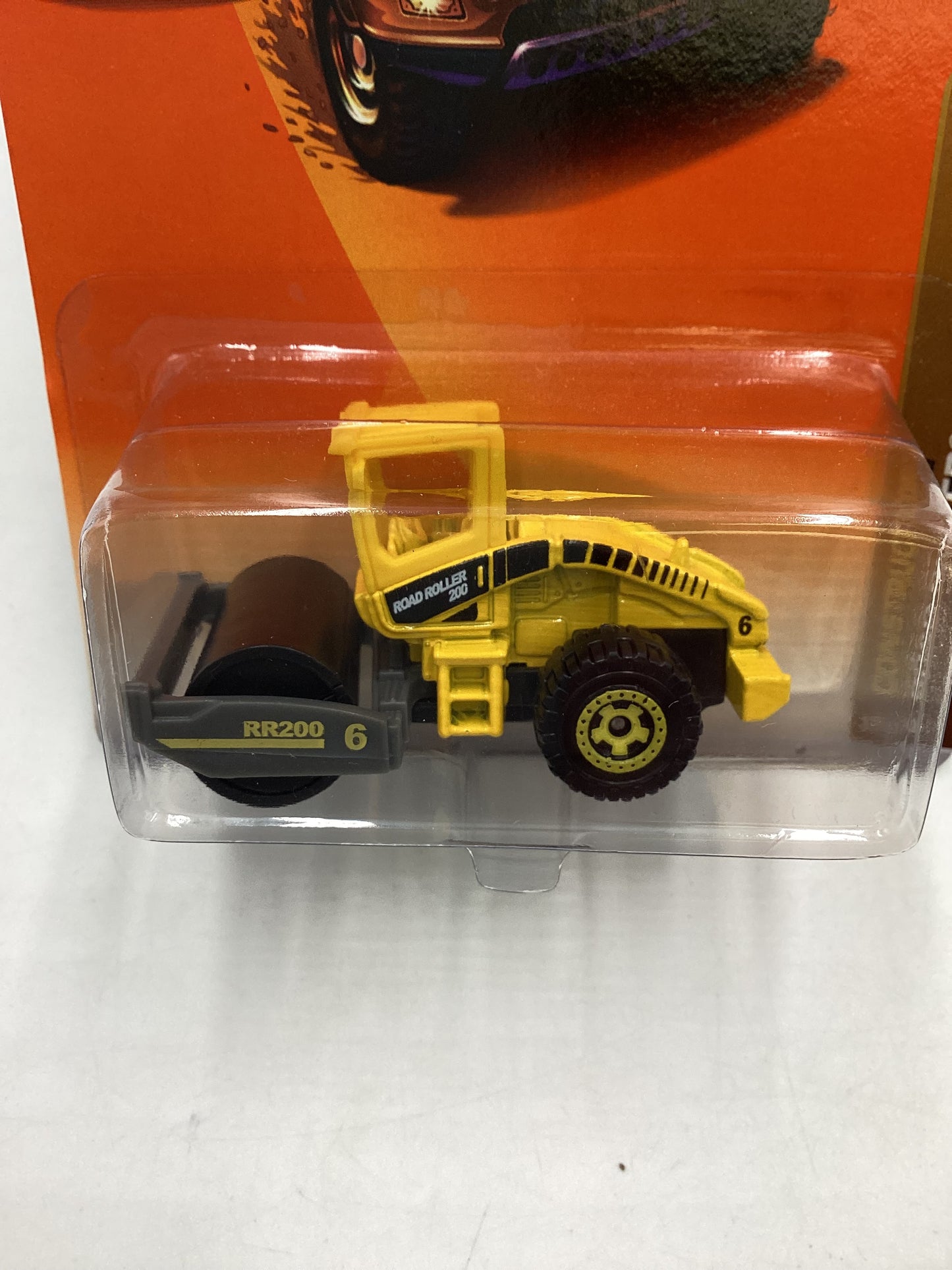 Matchbox #37 Construction Road Roller Yellow 206G