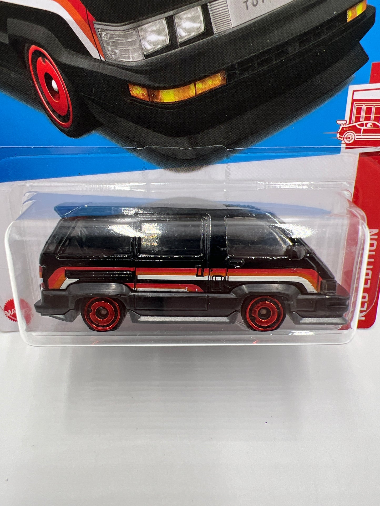2023 Hot Wheels Target Exclusive Red Edition #95 1986 Toyota Van Black 145G