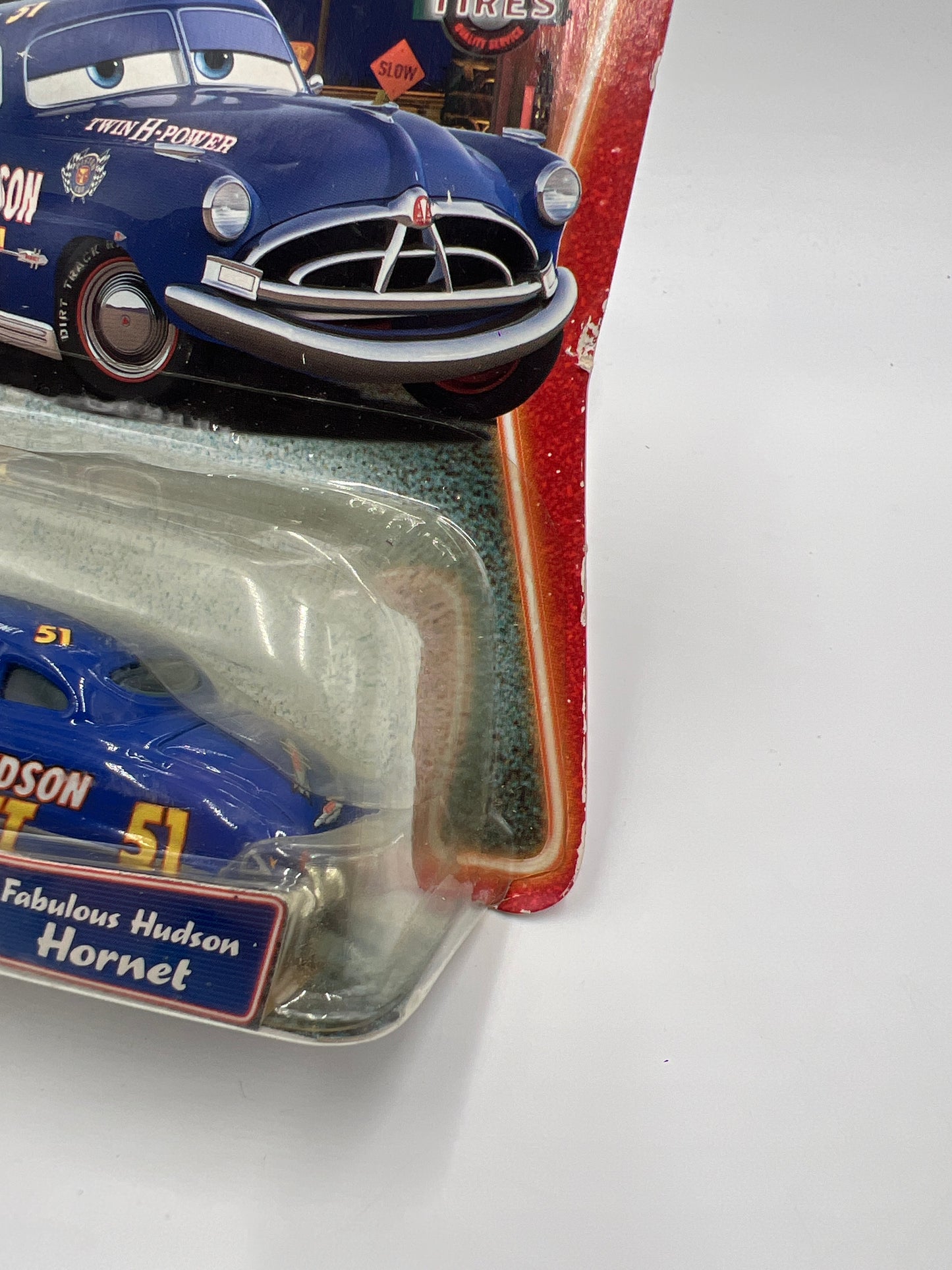 Disney Pixar Cars Supercharged Fabulous Hudson Hornet W/Red Wheels 1 140B