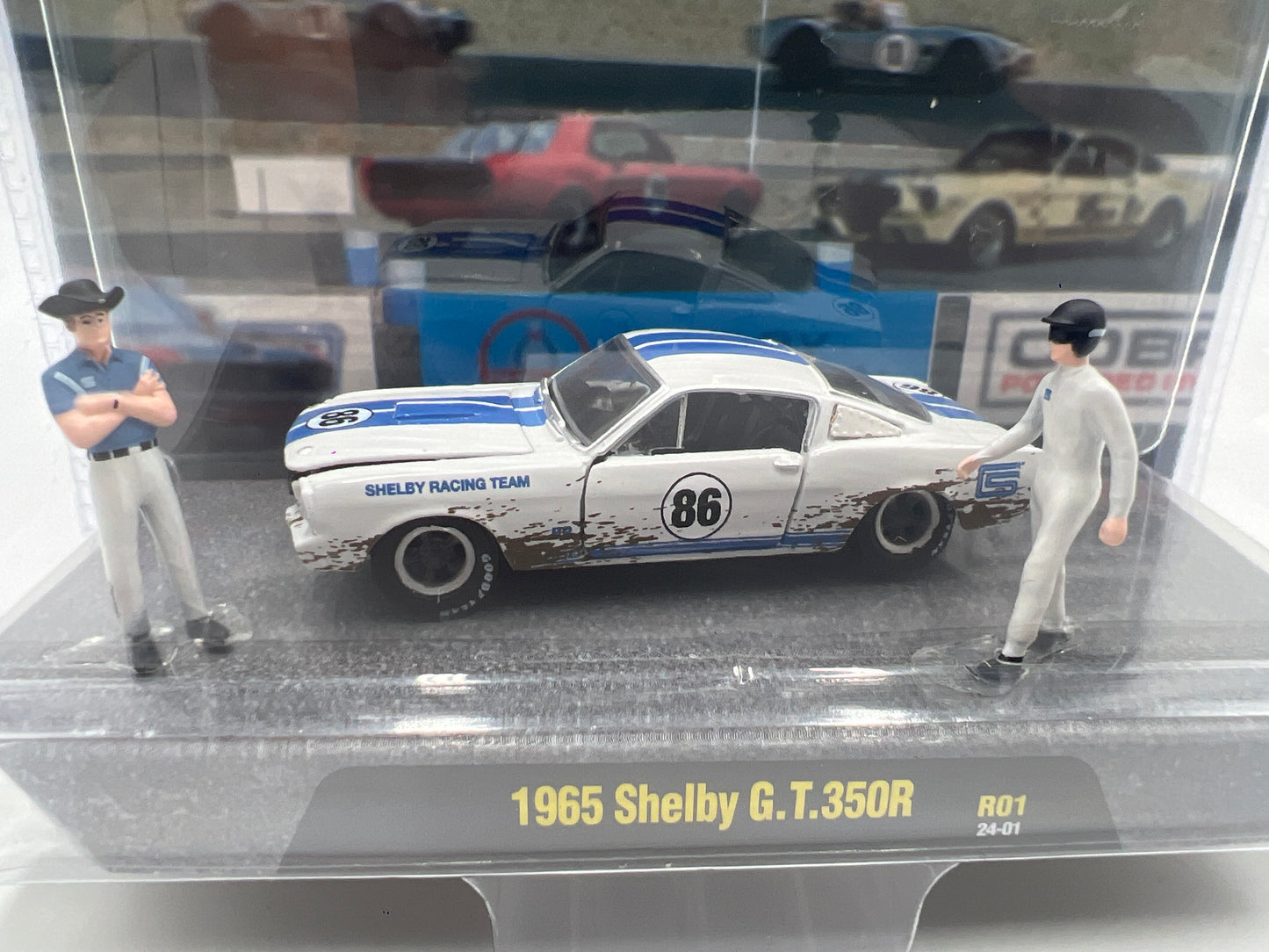 2024 M2 Machines Diorama 1965 Shelby G.T.350R R01 198D