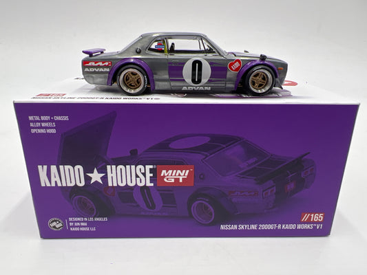 Mini GT x Kaido House #165 CHASE Nissan Skyline 2000GT-R Kaido Works V1