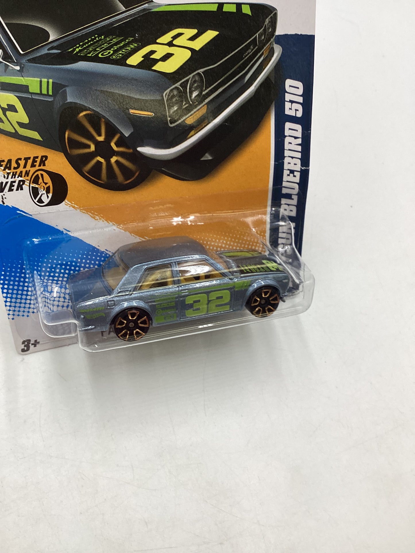 2012 Hot Wheels #92 Datsun Bluebird 510 Gray 88A