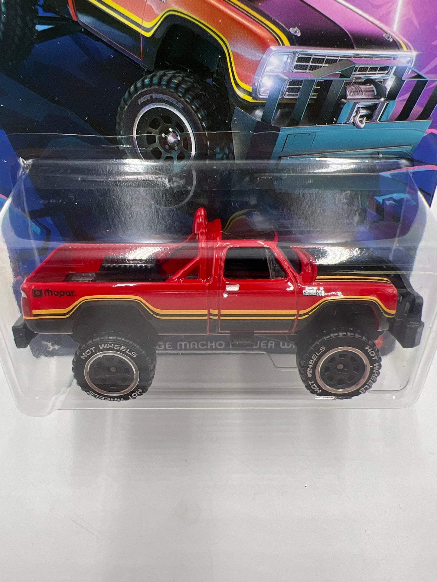 2024 Hot Wheels Tubular Trucks 1/5 1980 Dodge Macho Power Wagon 160E