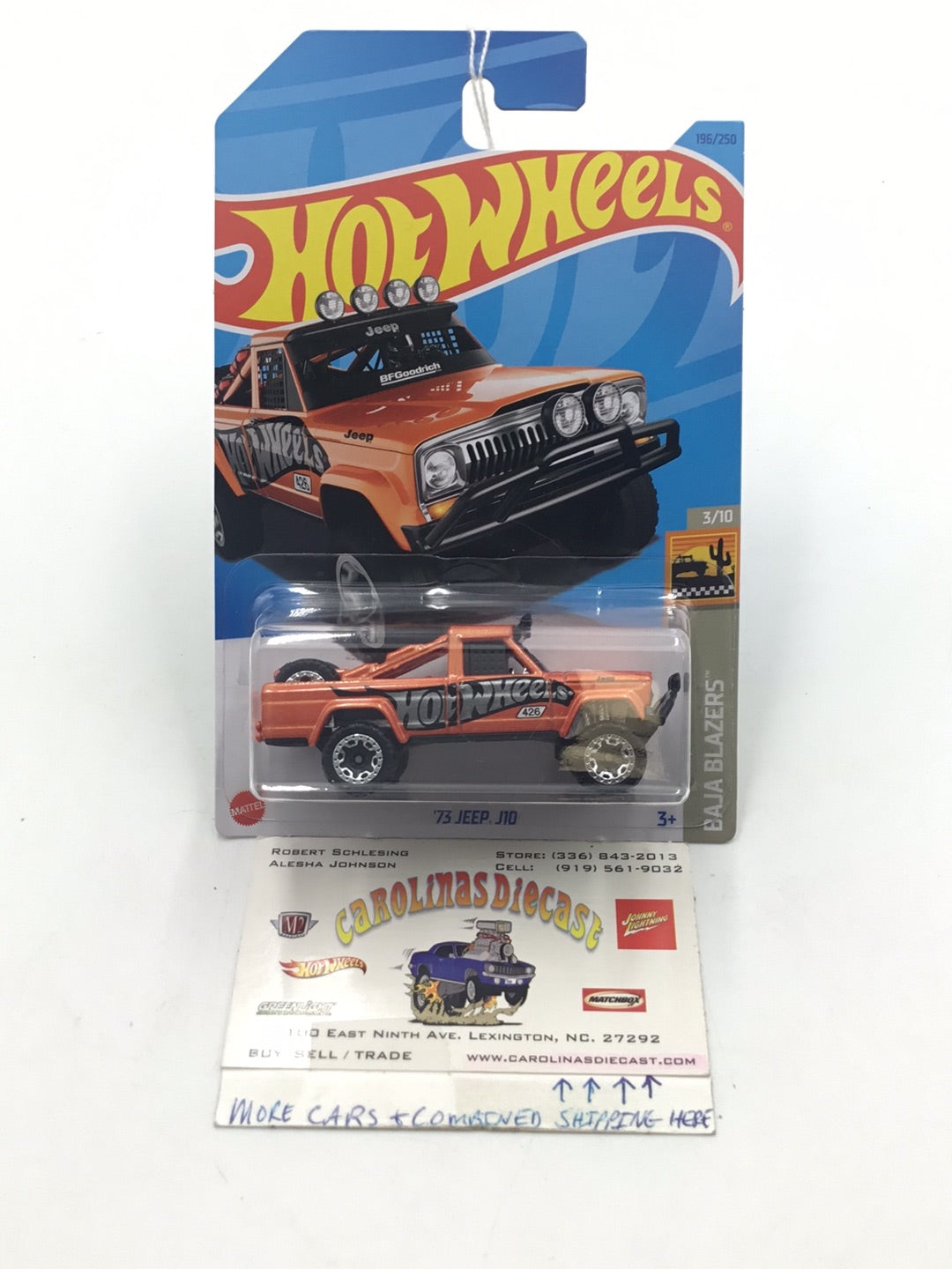 2023 hot wheels M case #196 73 Jeep J10 37B