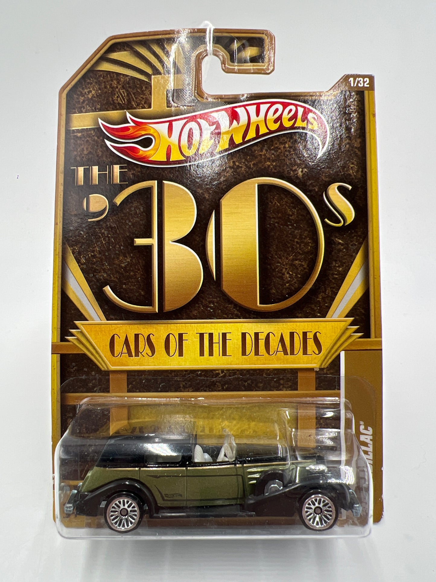 Hot Wheels Cars of the Decades The 30s #1 35 Cadillac Green 163C