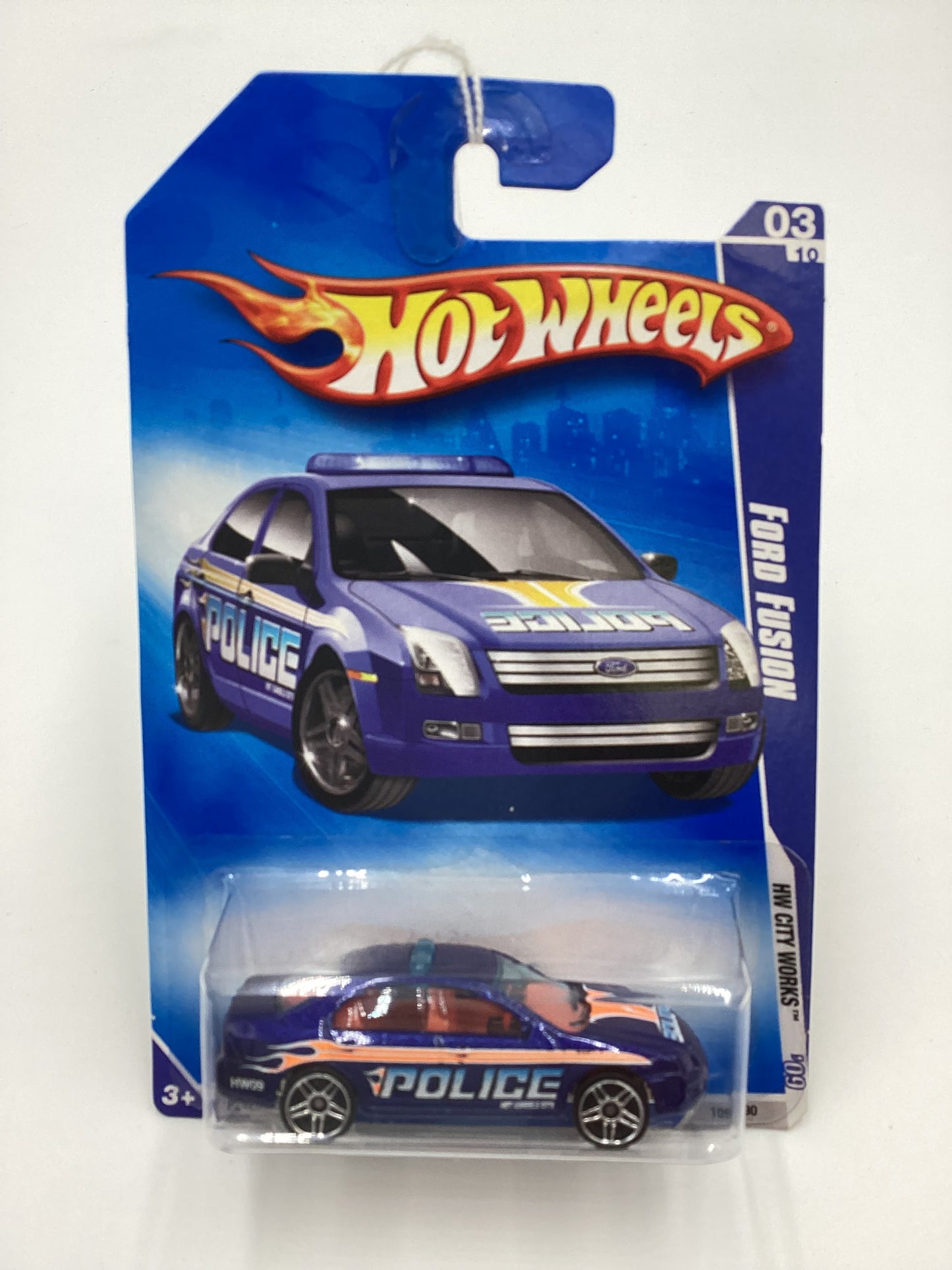 2009 Hot Wheels #109 Ford Fusion Police Blue 28G