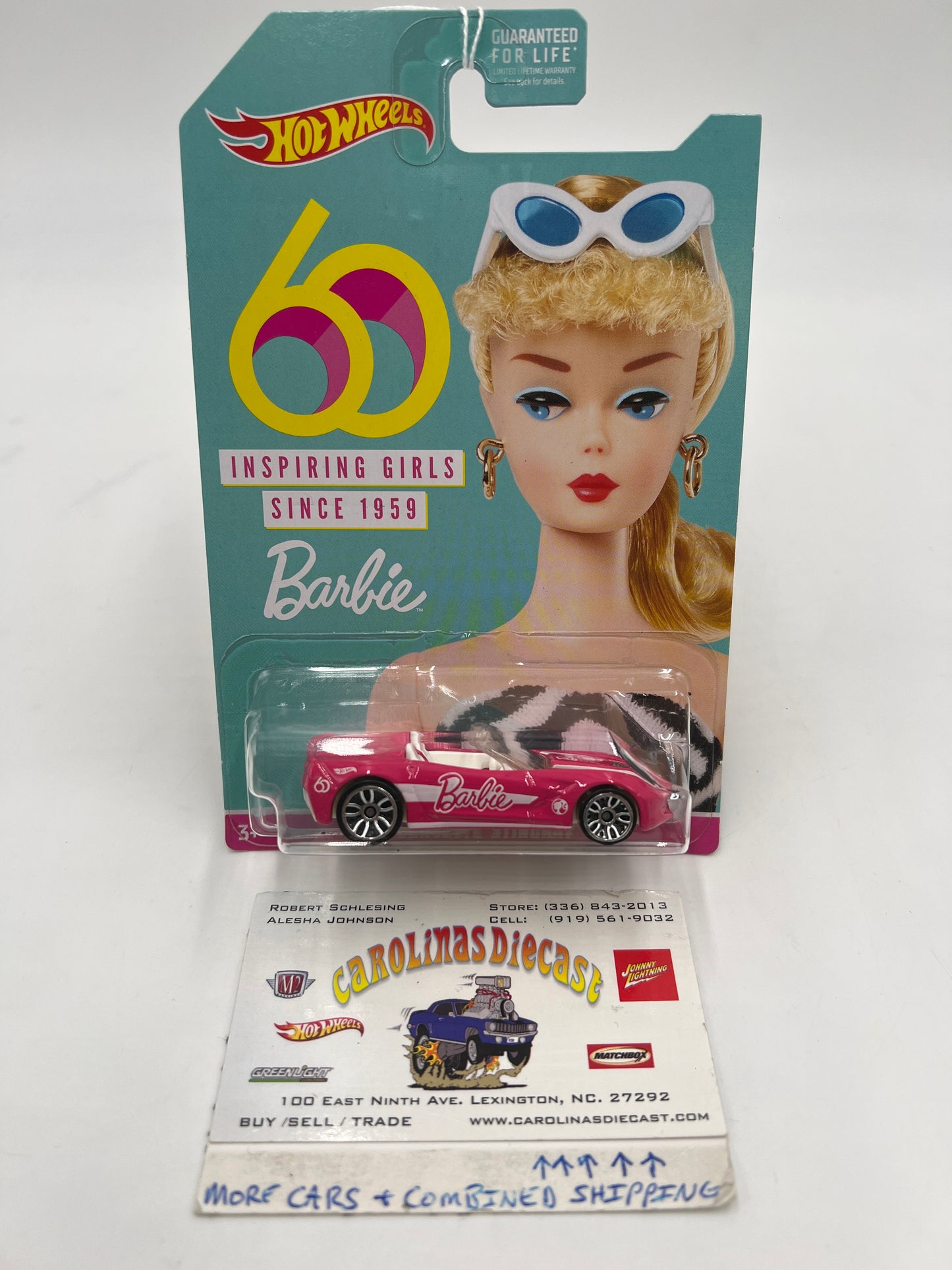 Hot Wheels 60 Years Barbie 14 Corvette Stingray Pink