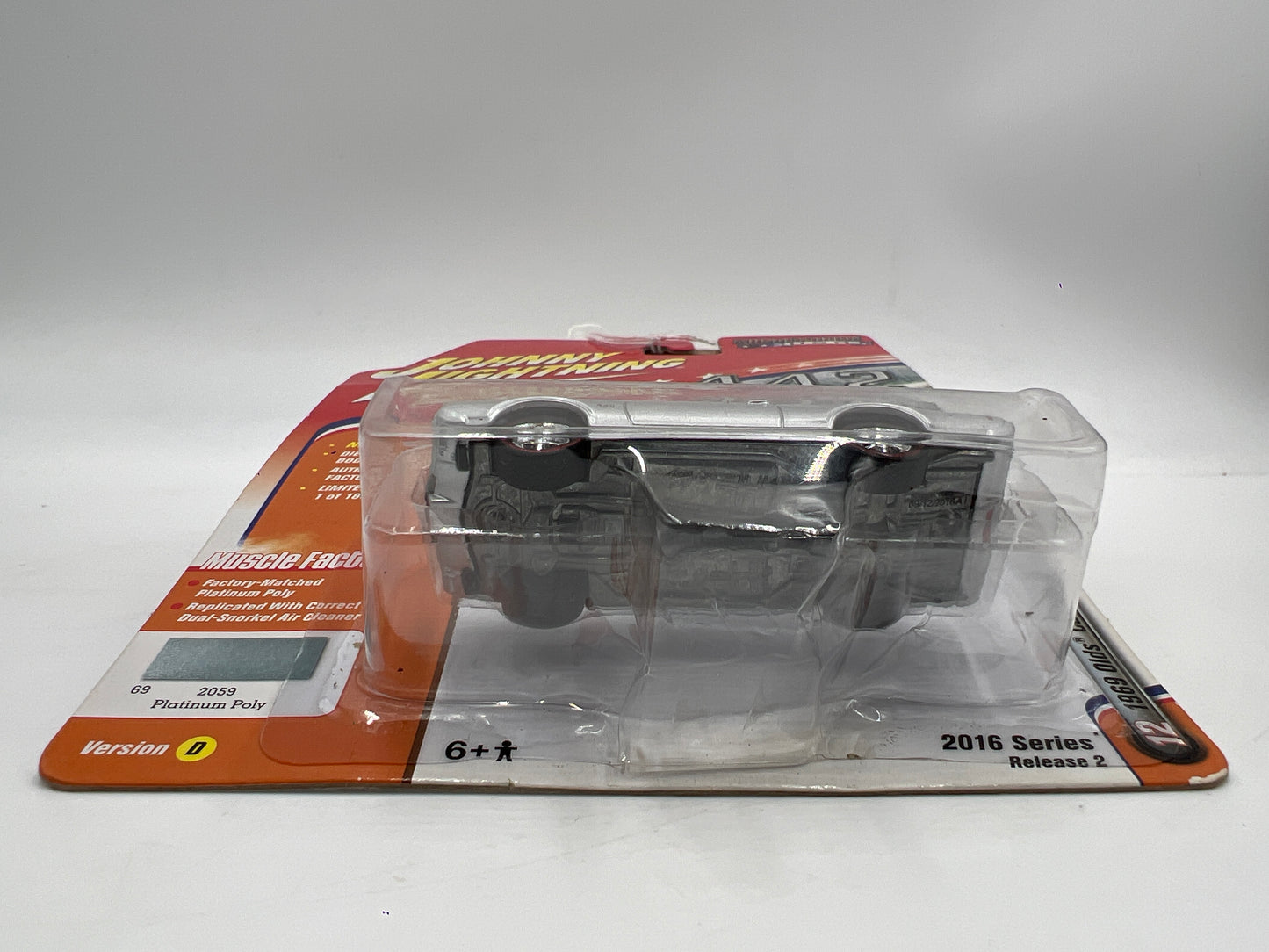 Johnny Lightning Muscle Cars USA #12 Release 2 Version D 1/1836 1969 Olds Cutlass 442 Silver VHTF