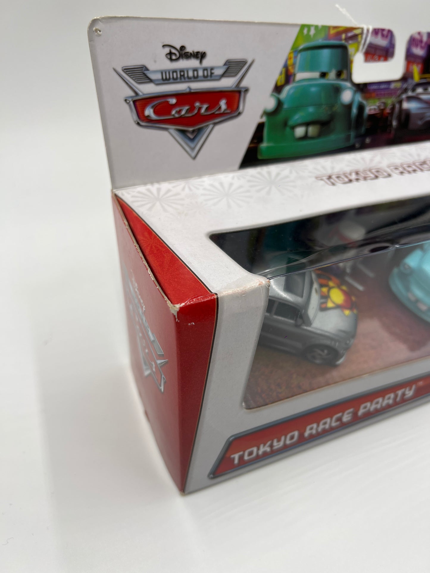 Disney Pixar The World of Cars Walmart Exclusive 3 Pack Tokyo Race Party VHTF