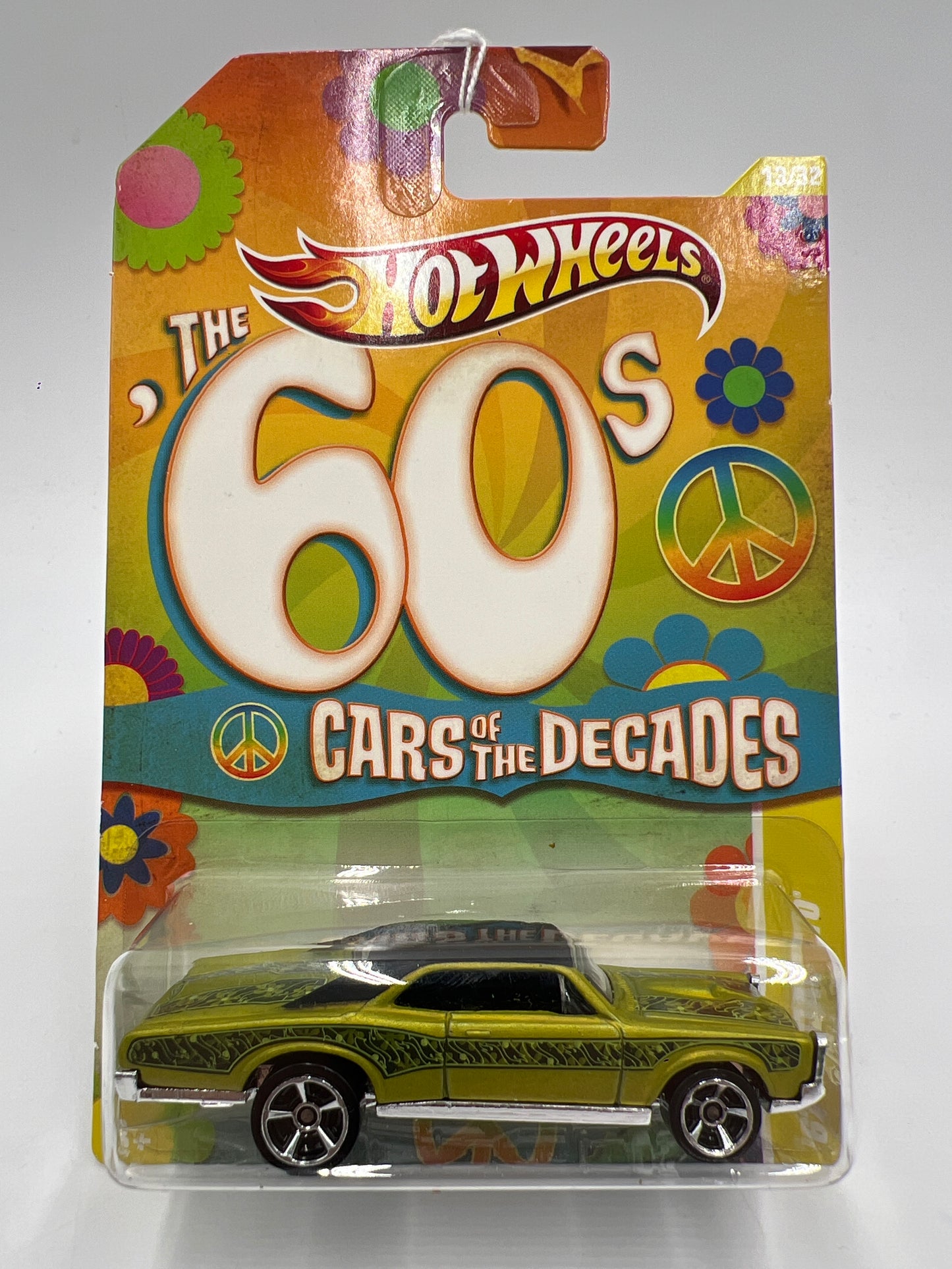 Hot Wheels Cars of the Decades The 60s #13 67 Pontiac GTO Green