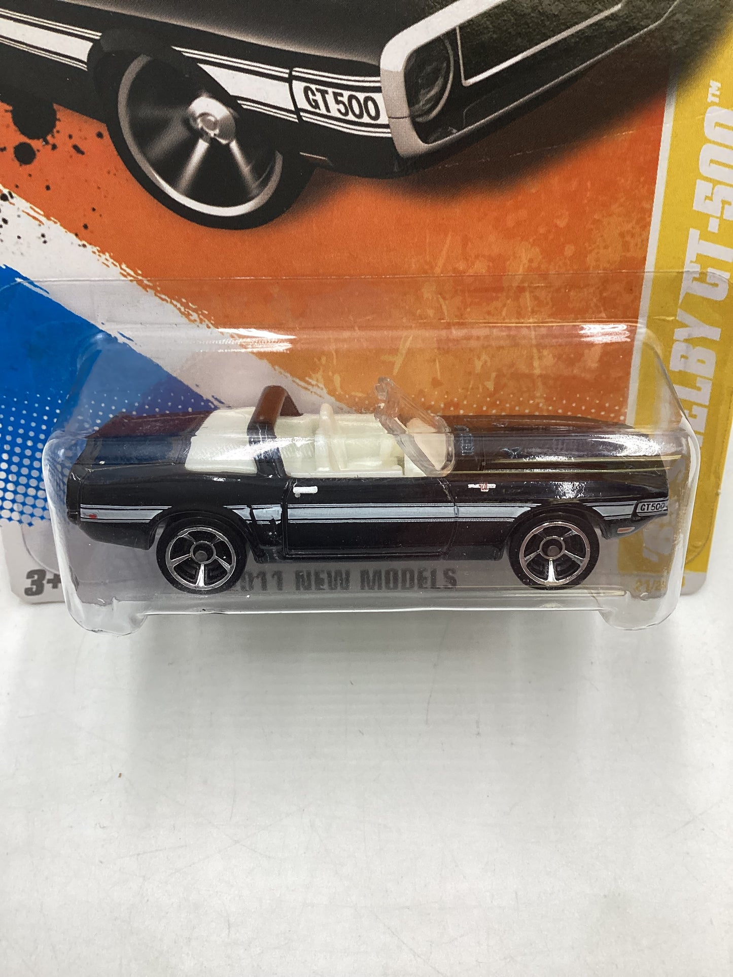 2011 Hot Wheels #21 69 Shelby GT-500 Black 25E