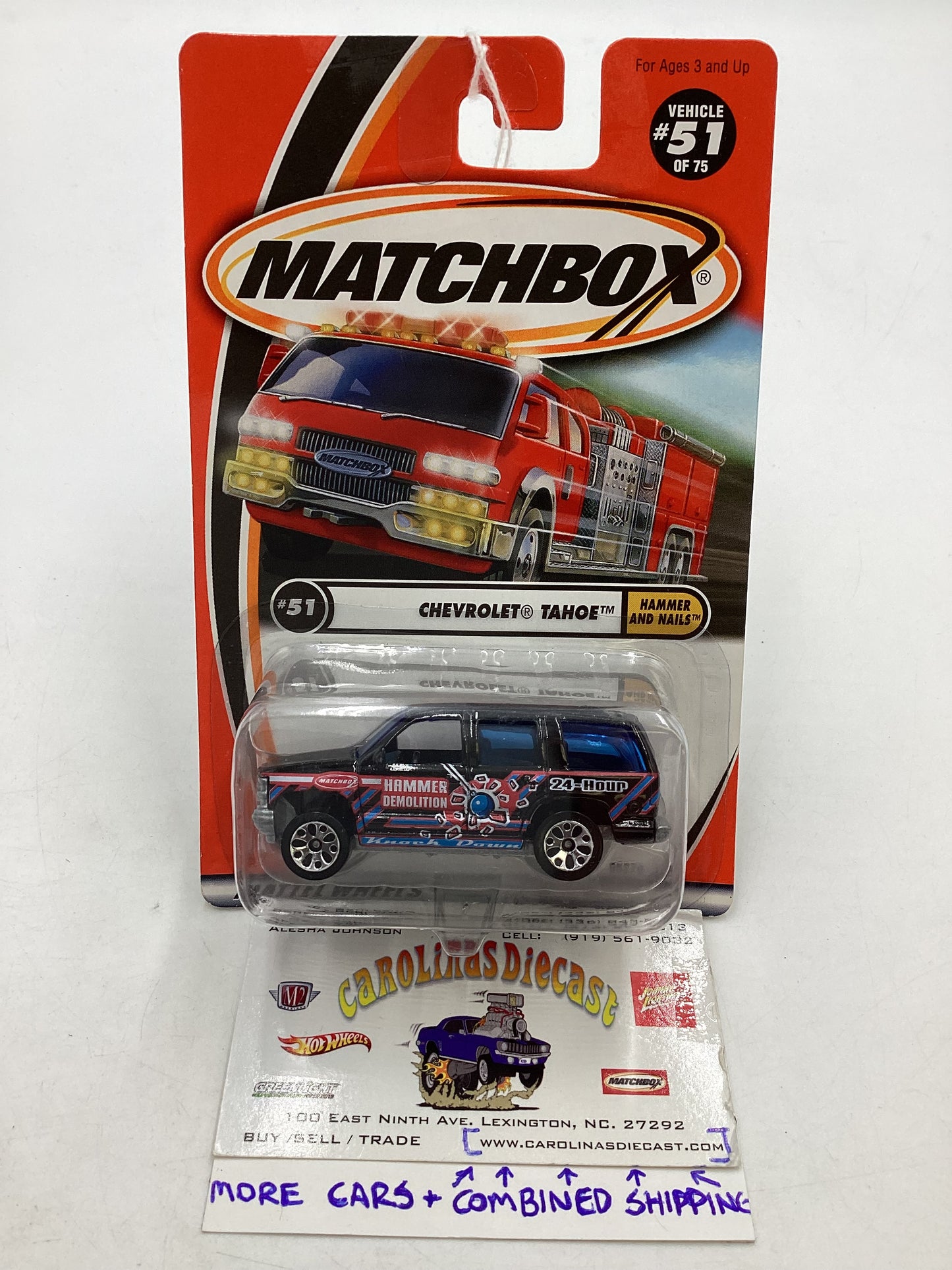 Matchbox #51 Chevrolet Tahoe 210C